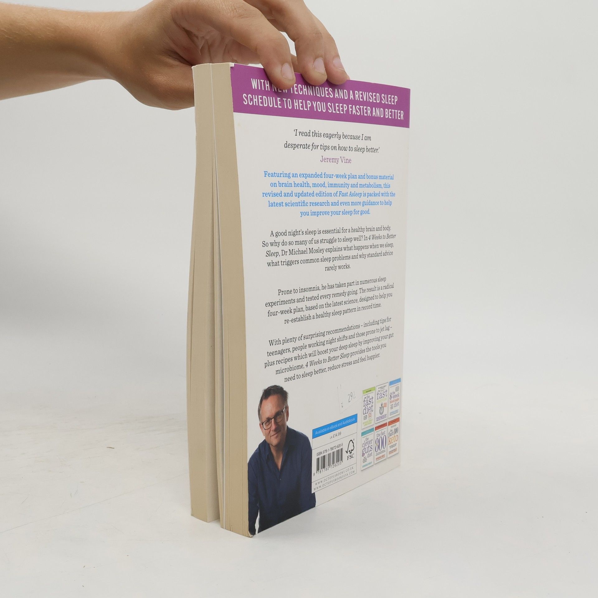 Michael Mosley 4 Weeks to Better Sleep: A Life-Changing Plan for Deep Sleep, Improved Brain Function and Feeling Great - Revised & Updated Edition