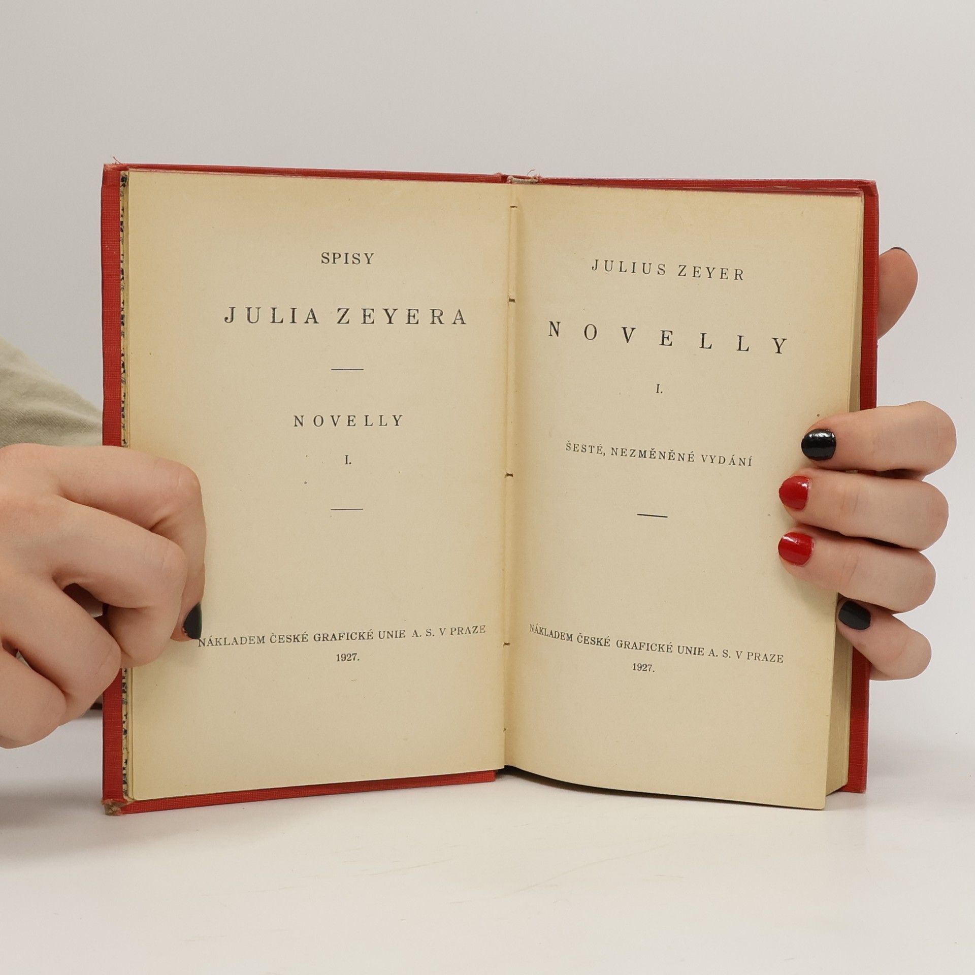 Julius Zeyer Novelly I. díl
