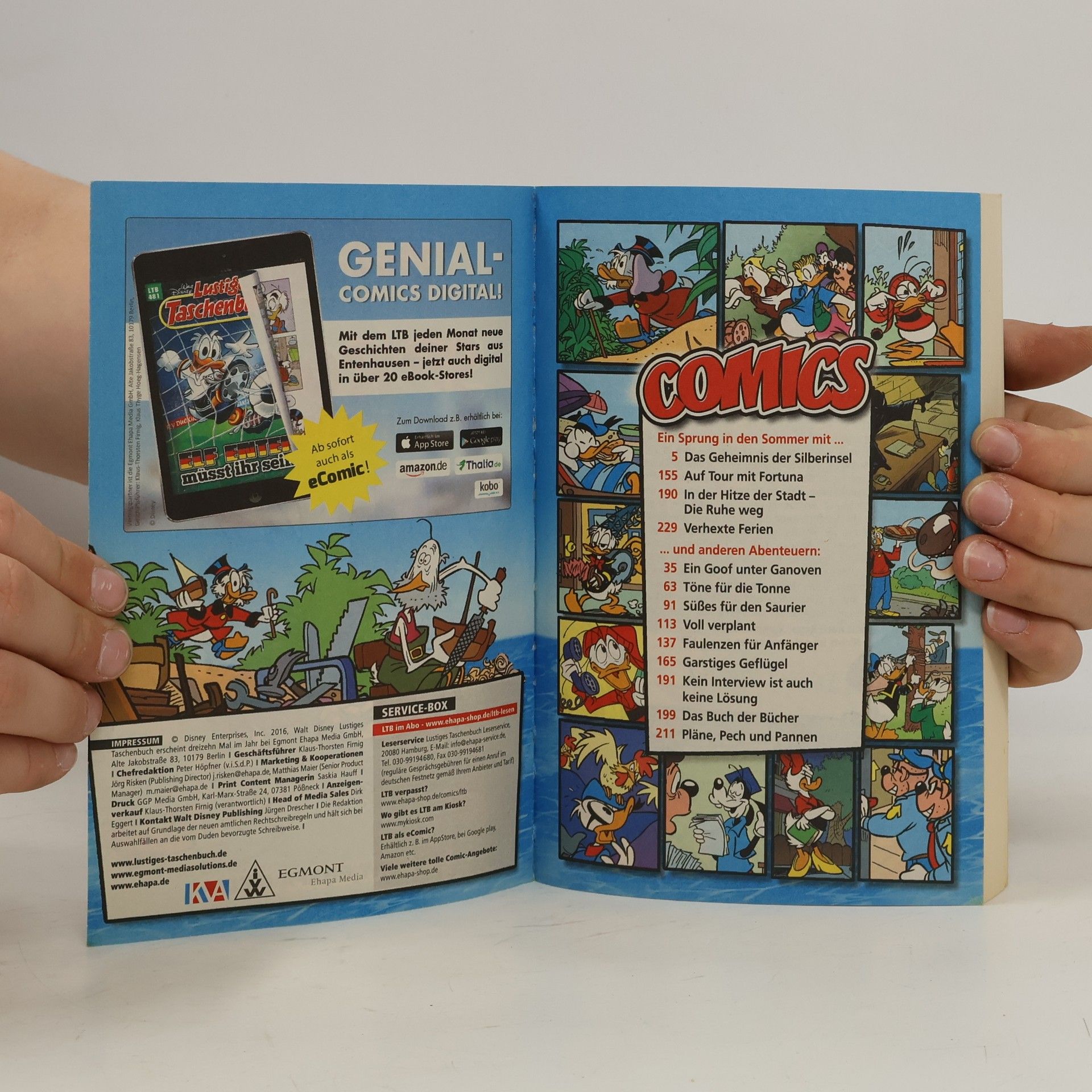 Walt Disney Lustiges Taschenbuch 482. Sprung in der Sommer