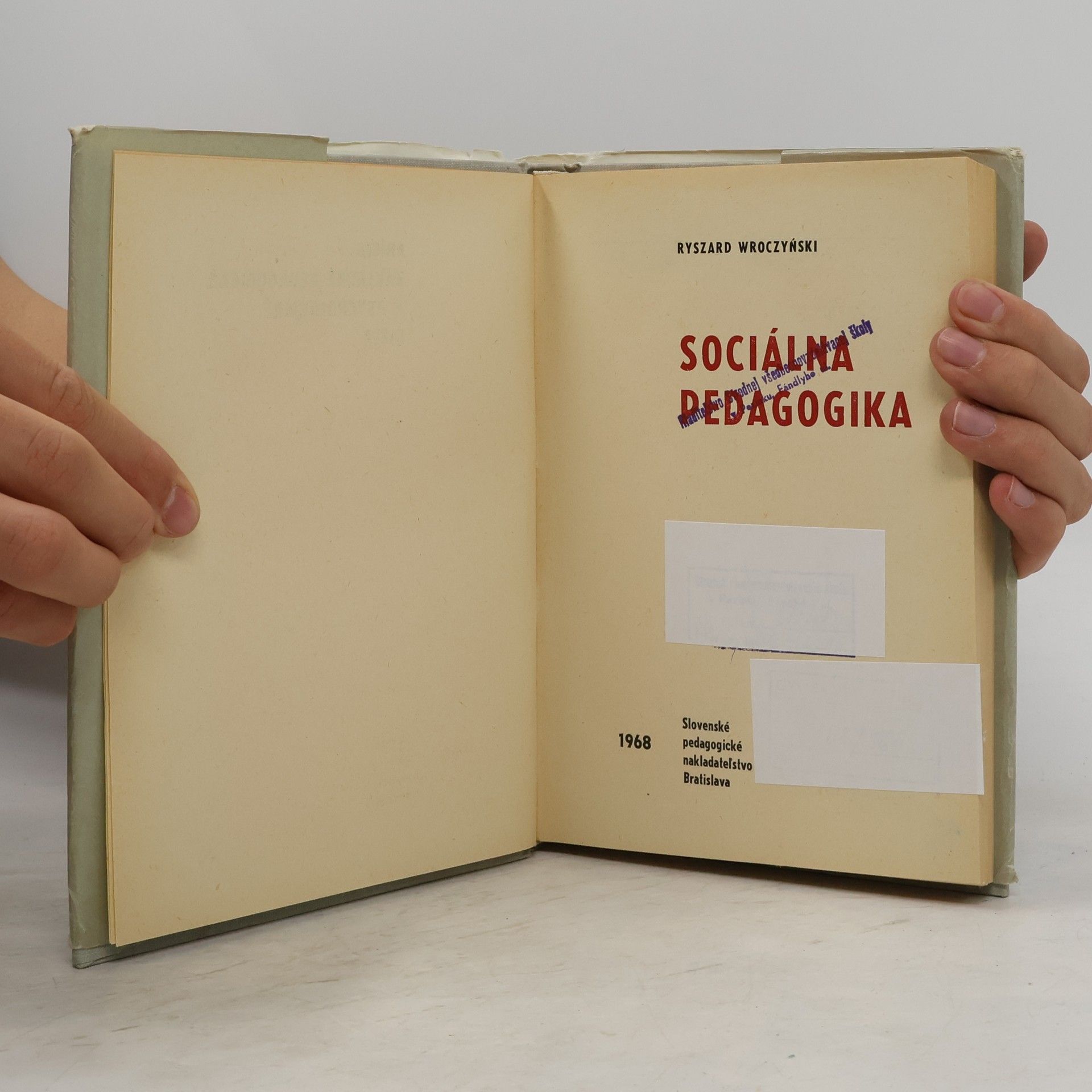 Ryszard Wroczyński Sociálna pedagogika