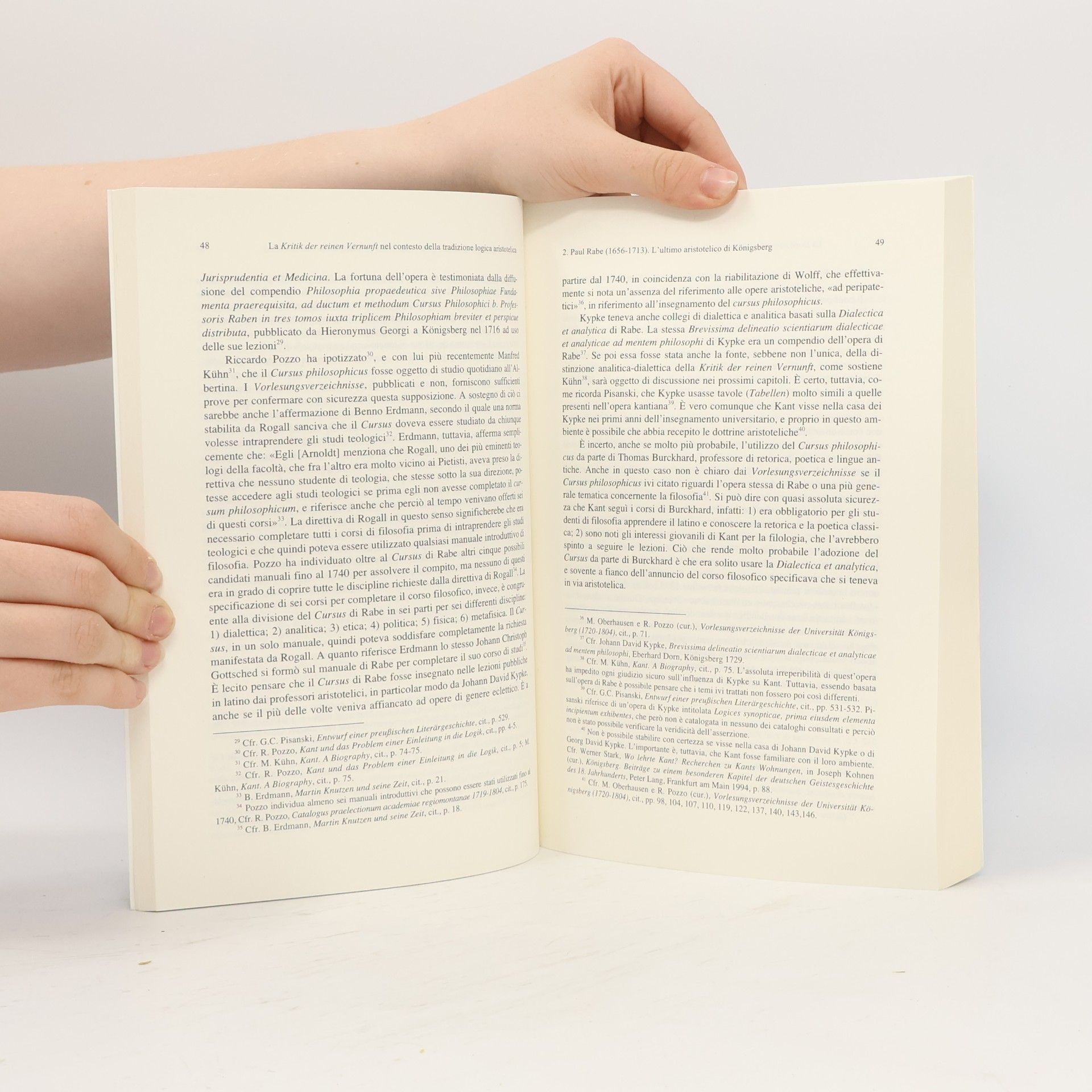 Marco Sgarbi Studien und Materialien zur Geschichte der Philosophie - 80: La "Kritik der reinen Vernunft" nel contesto della tradizione logica Aristotelica