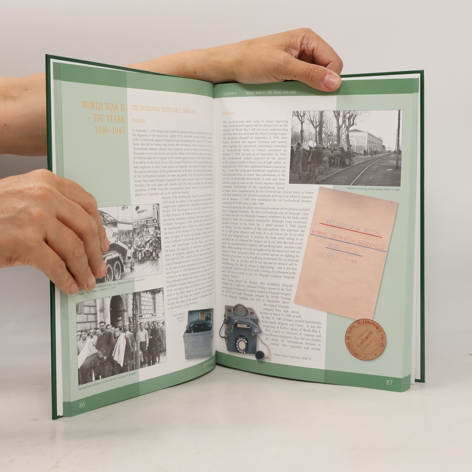 Michal Burian History of signal corps