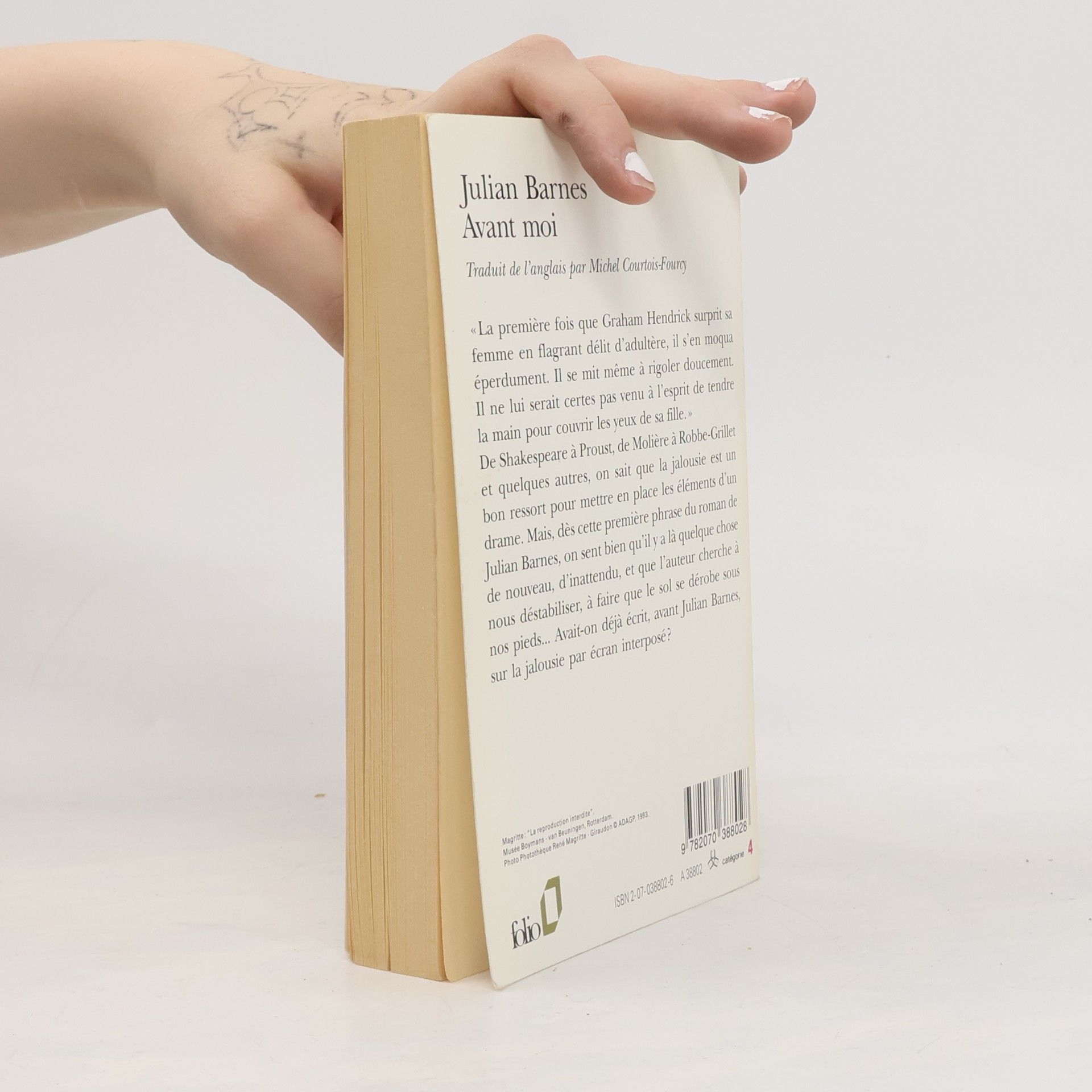 Julian Barnes Folio: Avant moi - texte intégral