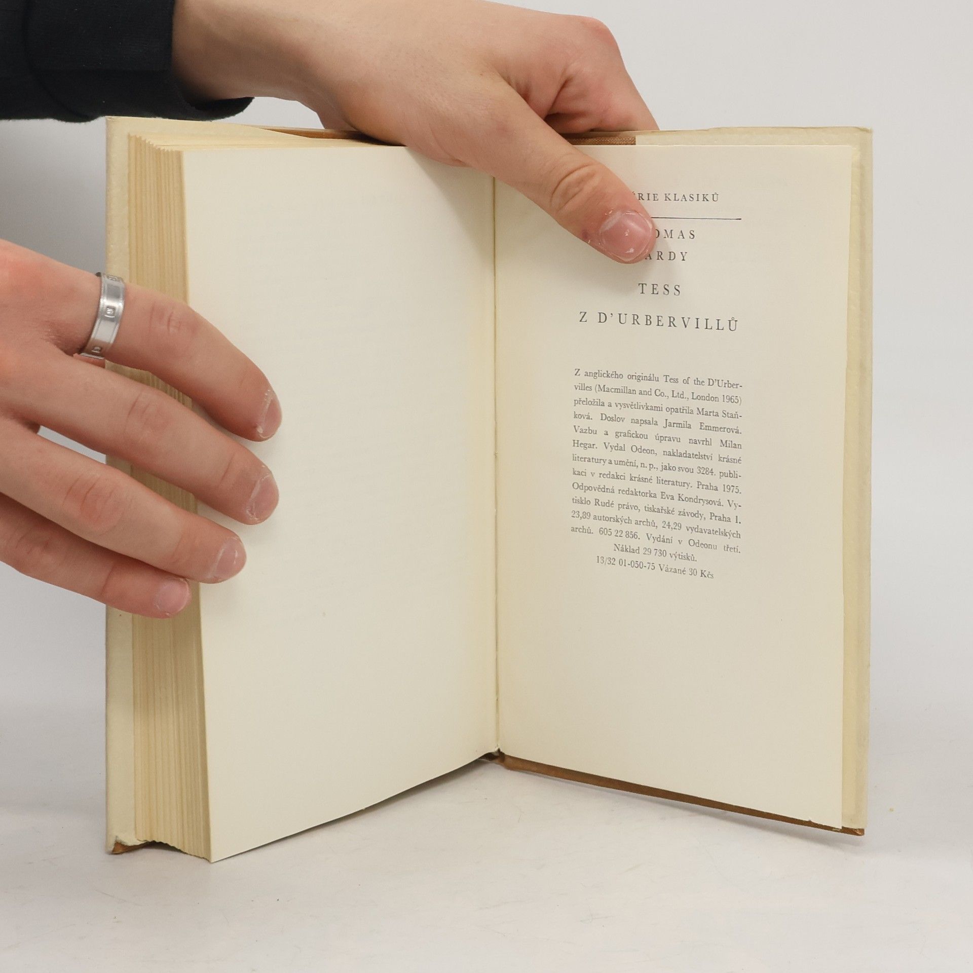 Thomas Hardy Tess z d'Urbervillů