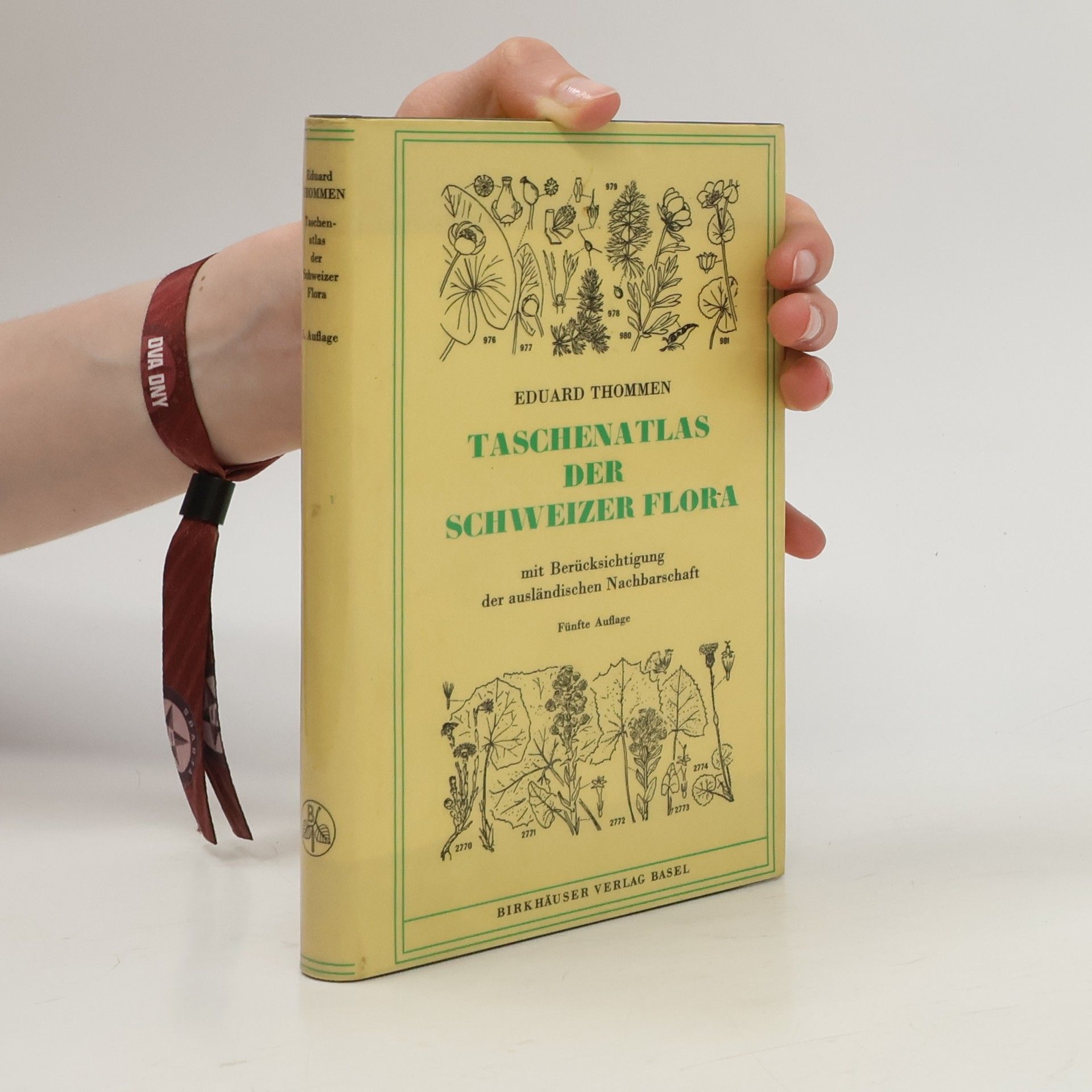 Eduard Thommen Taschenatlas der Schweizer Flora
