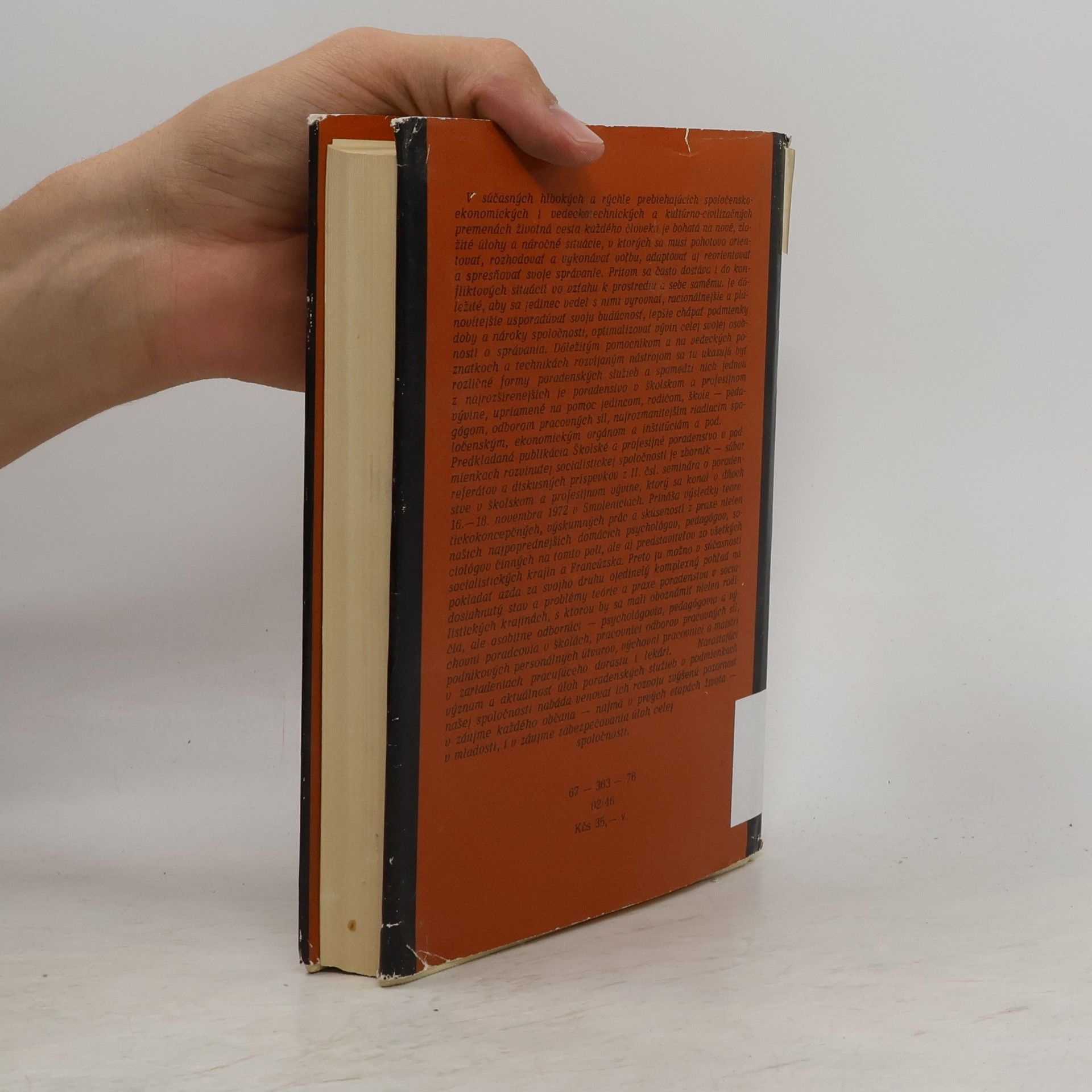 Various authors Školské a profesijné poradenstvo v podmienkach rozvinutej socialistickej spoločnosti