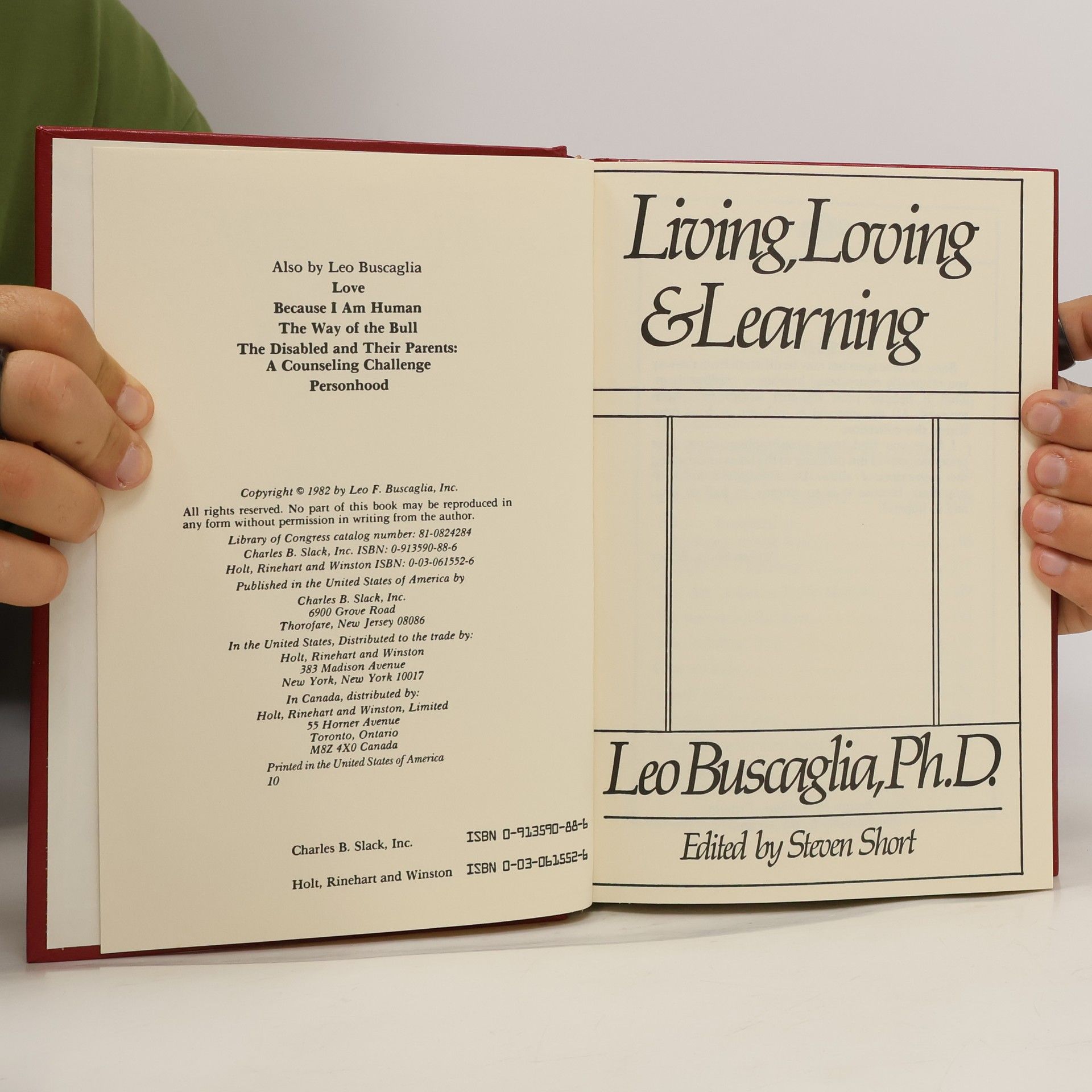 Leo Buscaglia Living, Loving & Learning