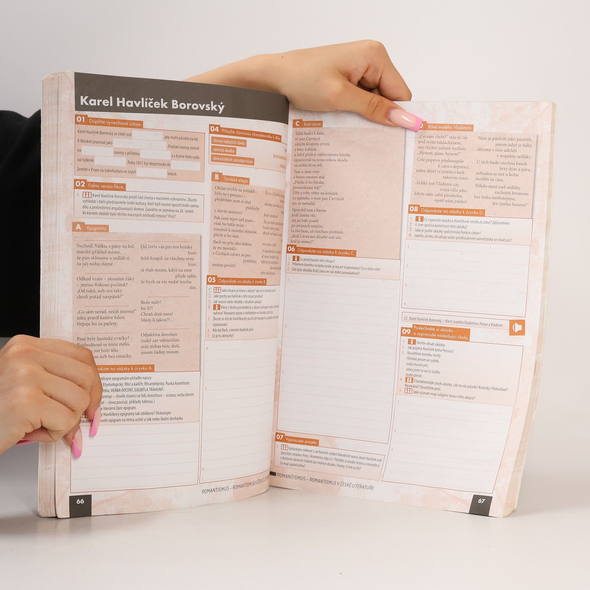 Various authors Literatura pro 2. ročník středních škol. Pracovní sešit