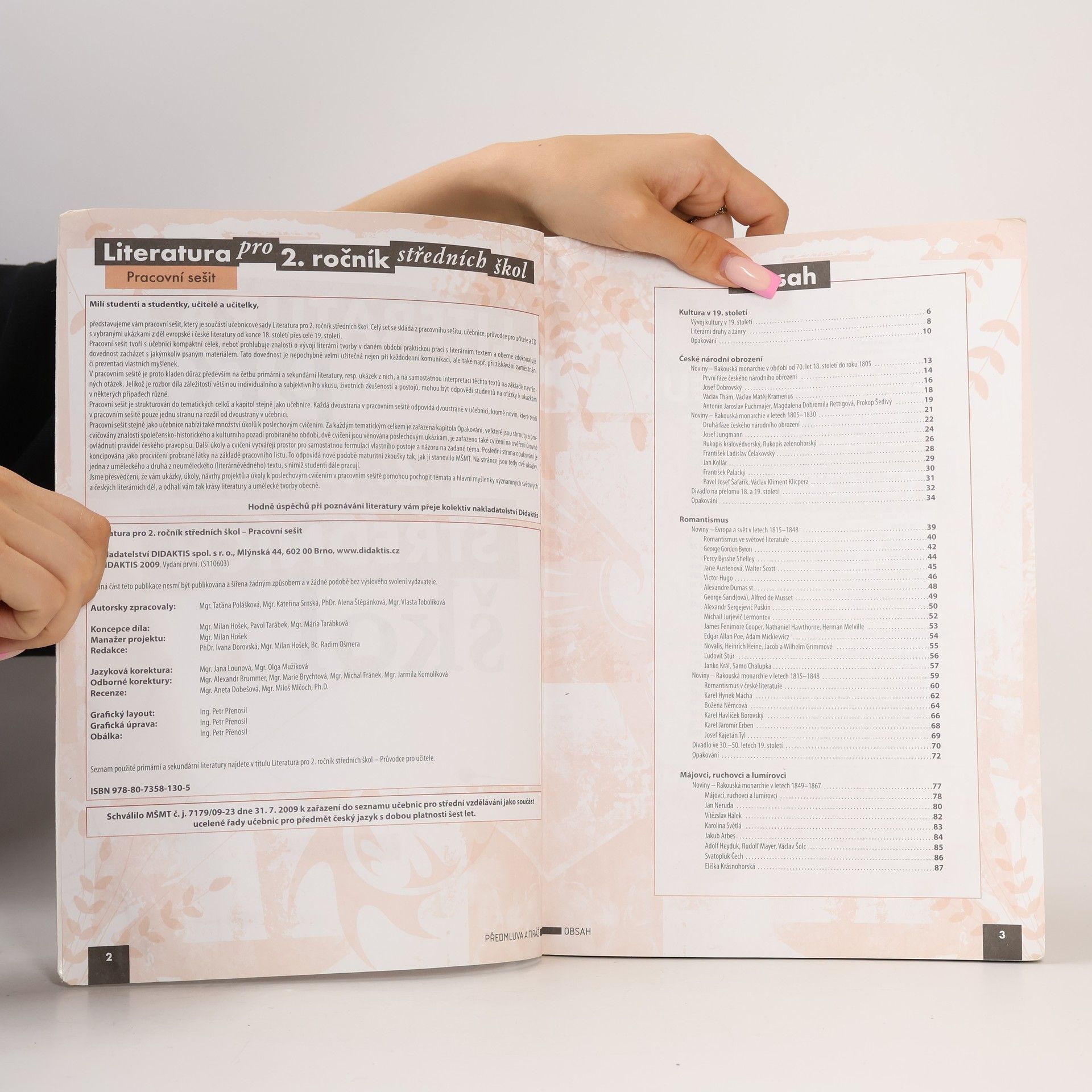 Various authors Literatura pro 2. ročník středních škol. Pracovní sešit