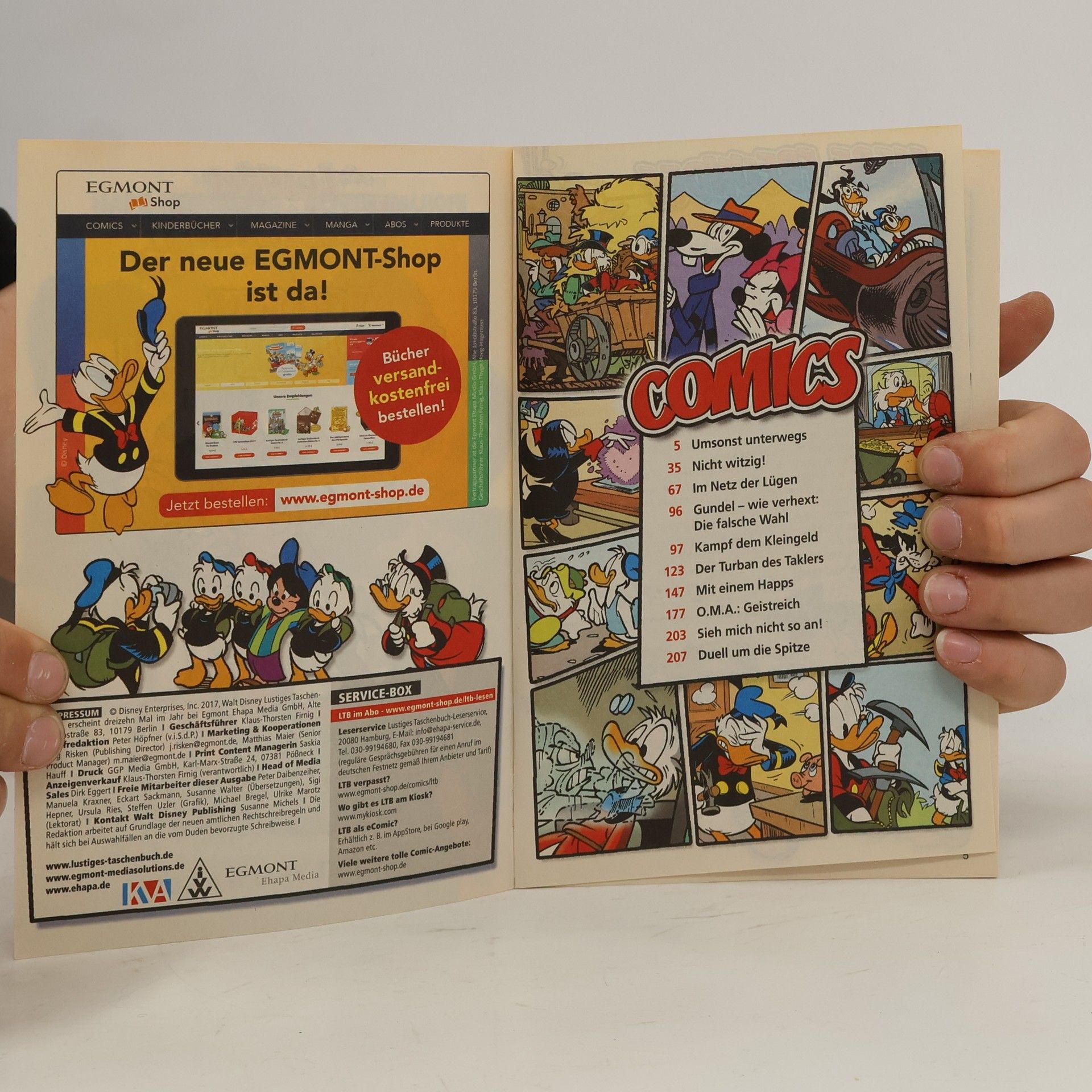 Walt Disney Lustiges Taschenbuch: Ich bin dann mal weg!