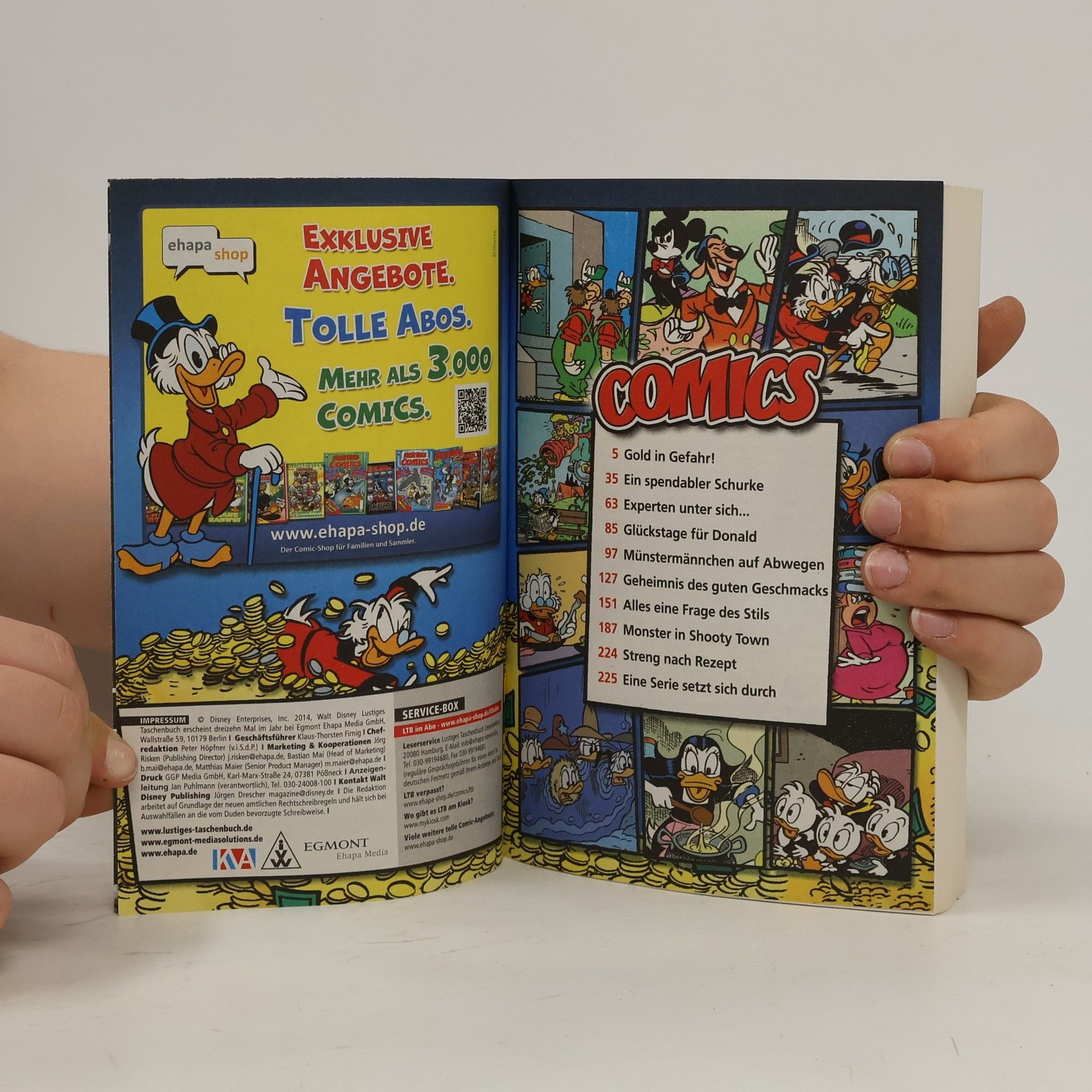 Walt Disney Lustiges Taschenbuch 460. Gold in Gefahr!