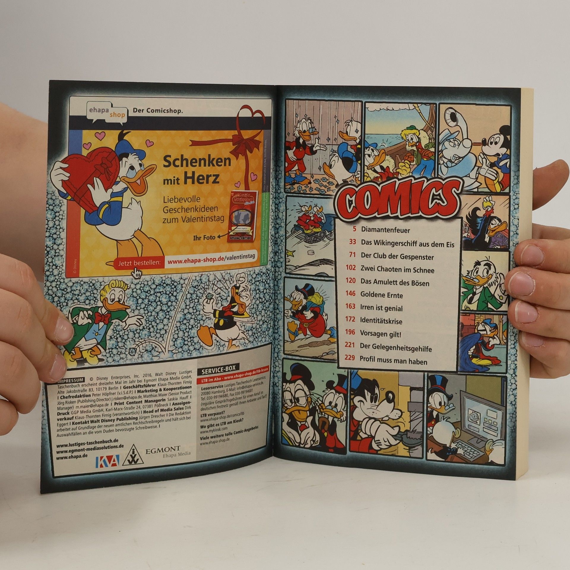Walt Disney Lustiges Taschenbuch Nr. 477. Diamanten Feuer