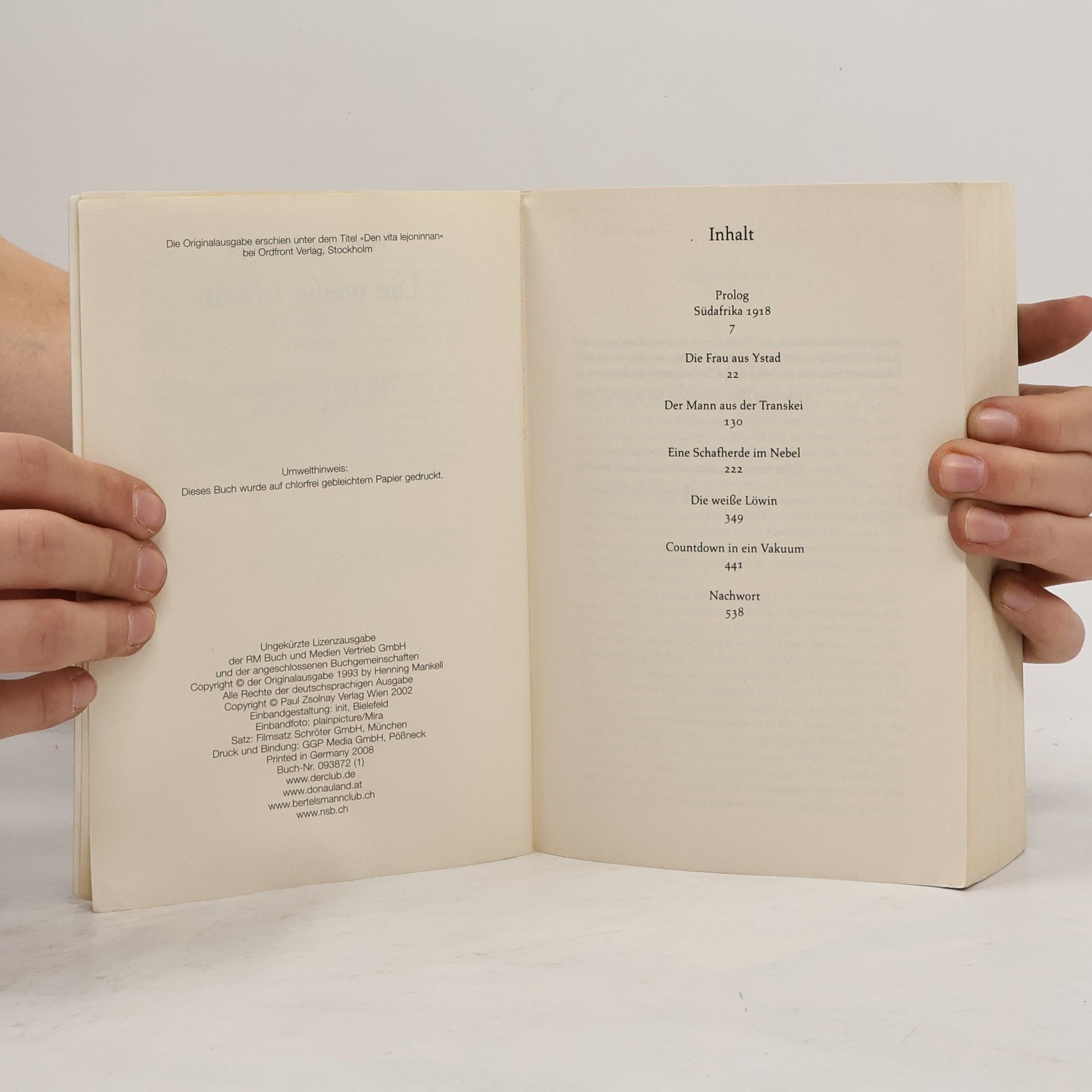 Henning Mankell Die weisse Löwin
