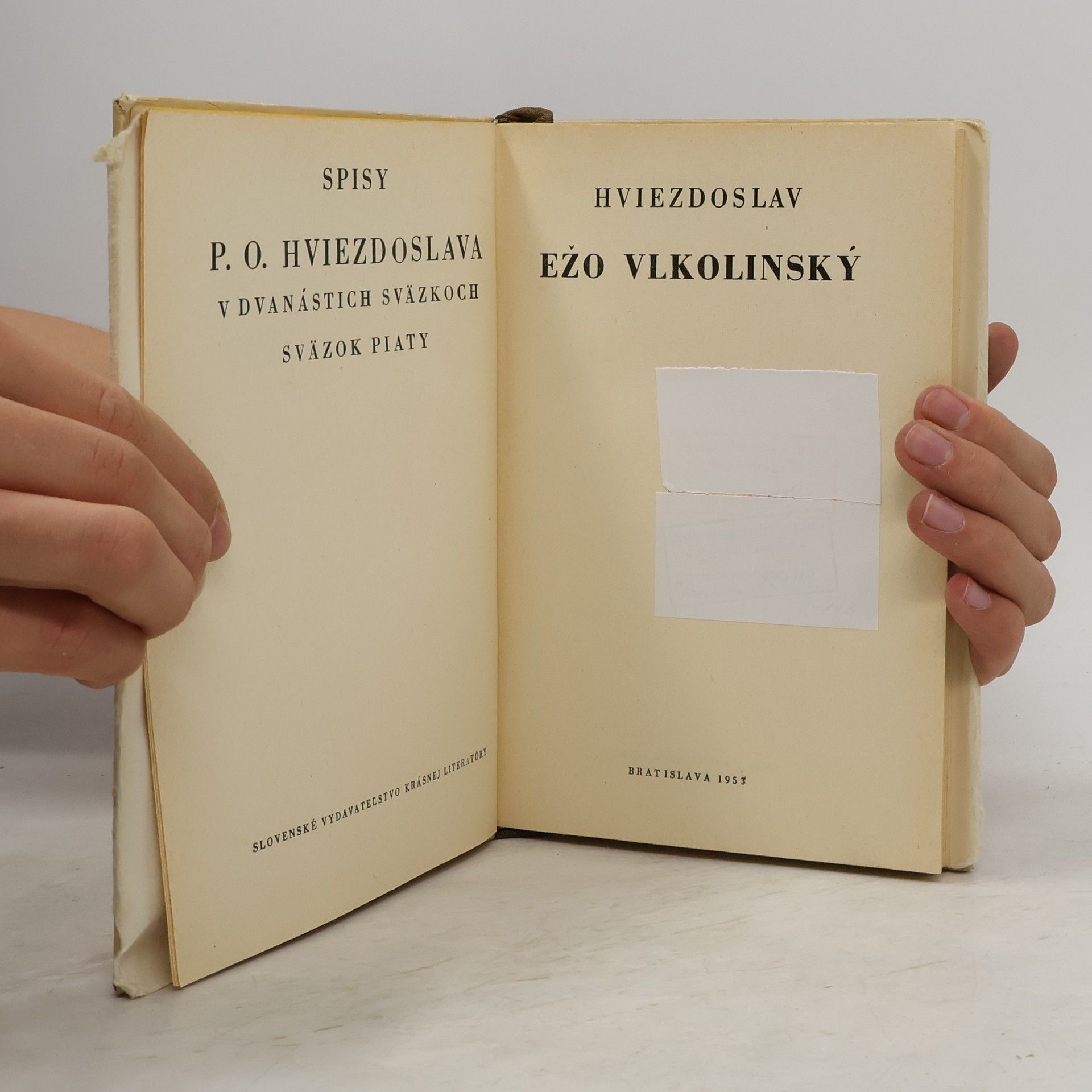 Pavol Országh Hviezdoslav Ežo Vlkolinský