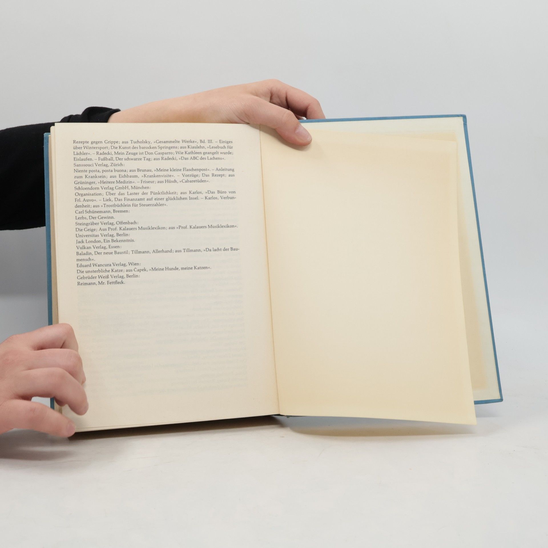 Helmuth Leonhardt Der neue lachende lesering