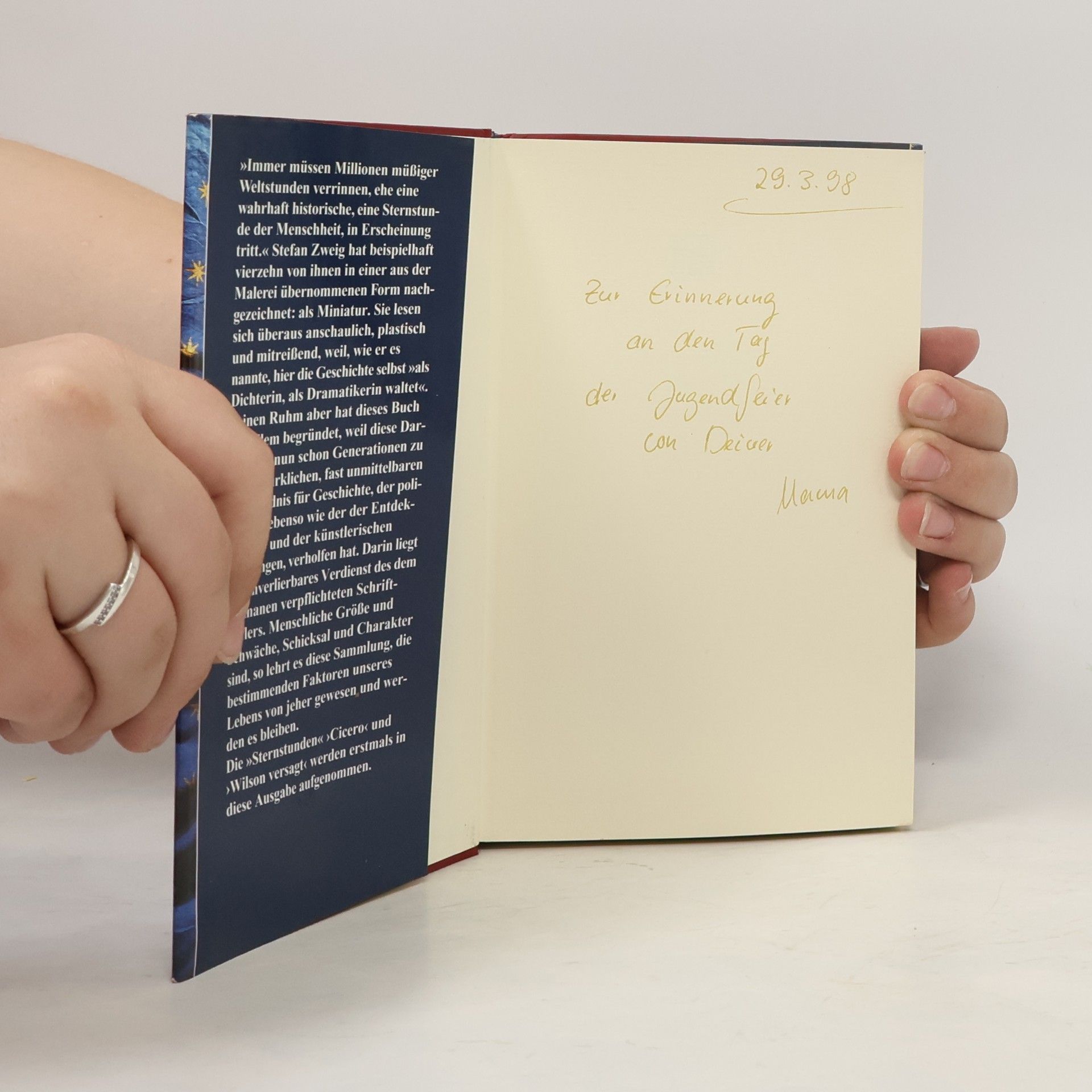 Stefan Zweig Sternstunden der Menschheit