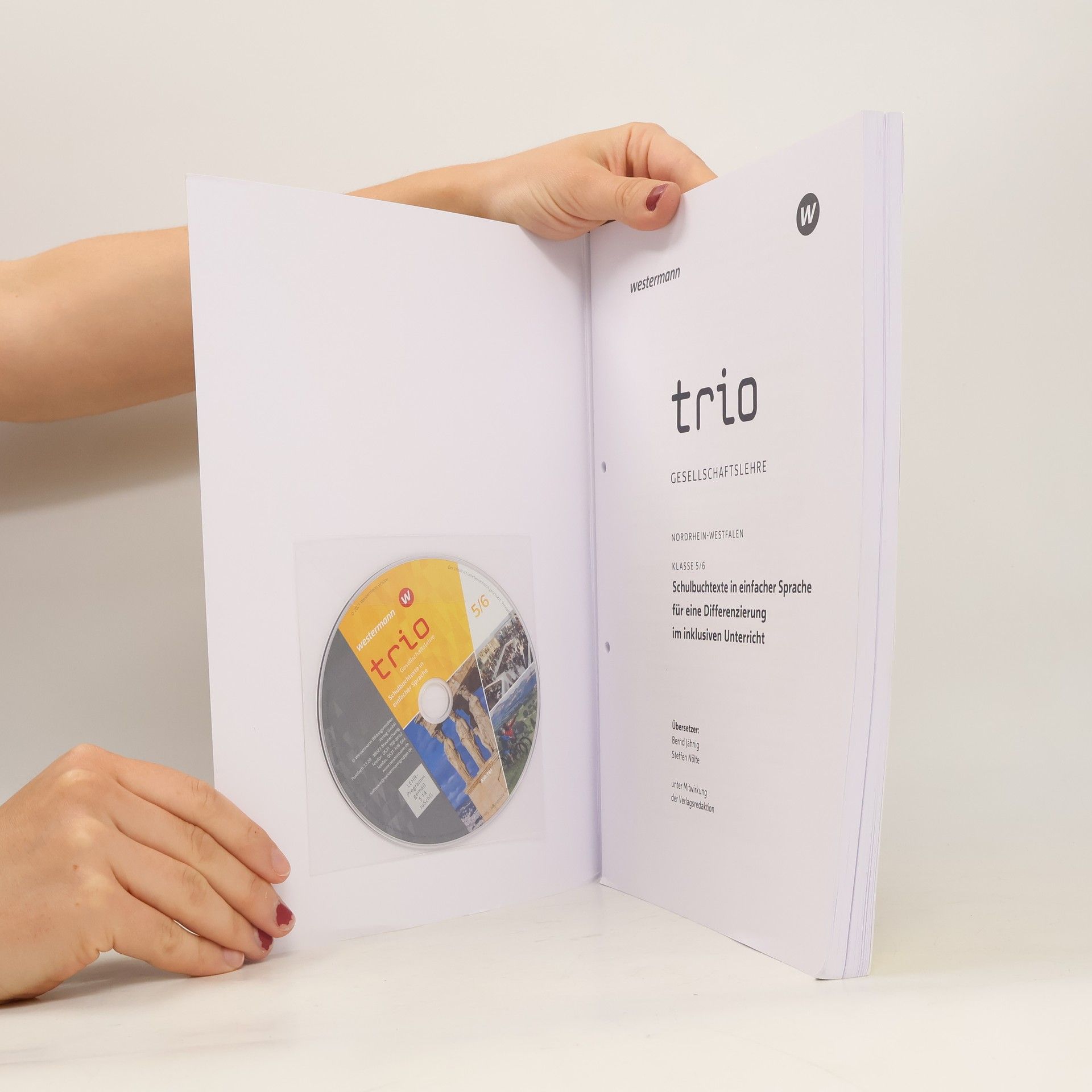 Westermann Schulbuch Trio Gesellschaftslehre 5 / 6. Schulbuchtexte in einfacher Sprache. Für Gesamtschulen in Nordrhein-Westfalen