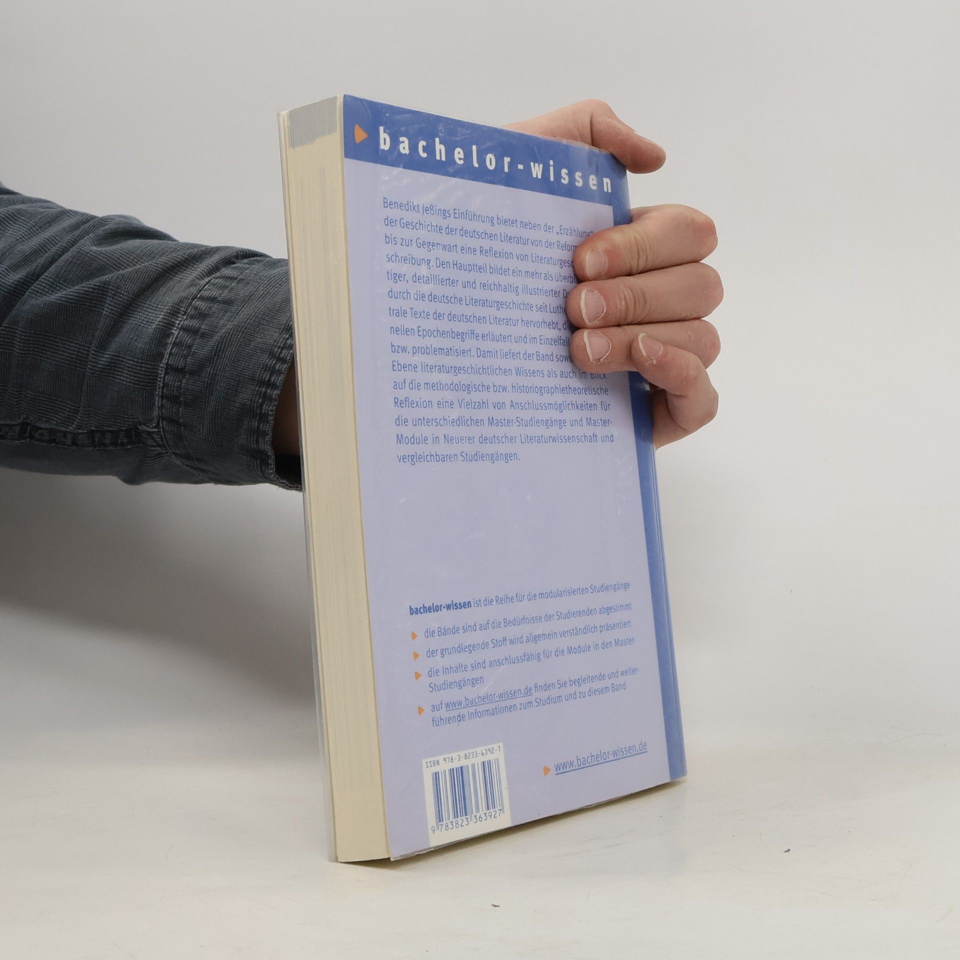 Benedikt Jeßing Neuere deutsche Literaturgeschichte