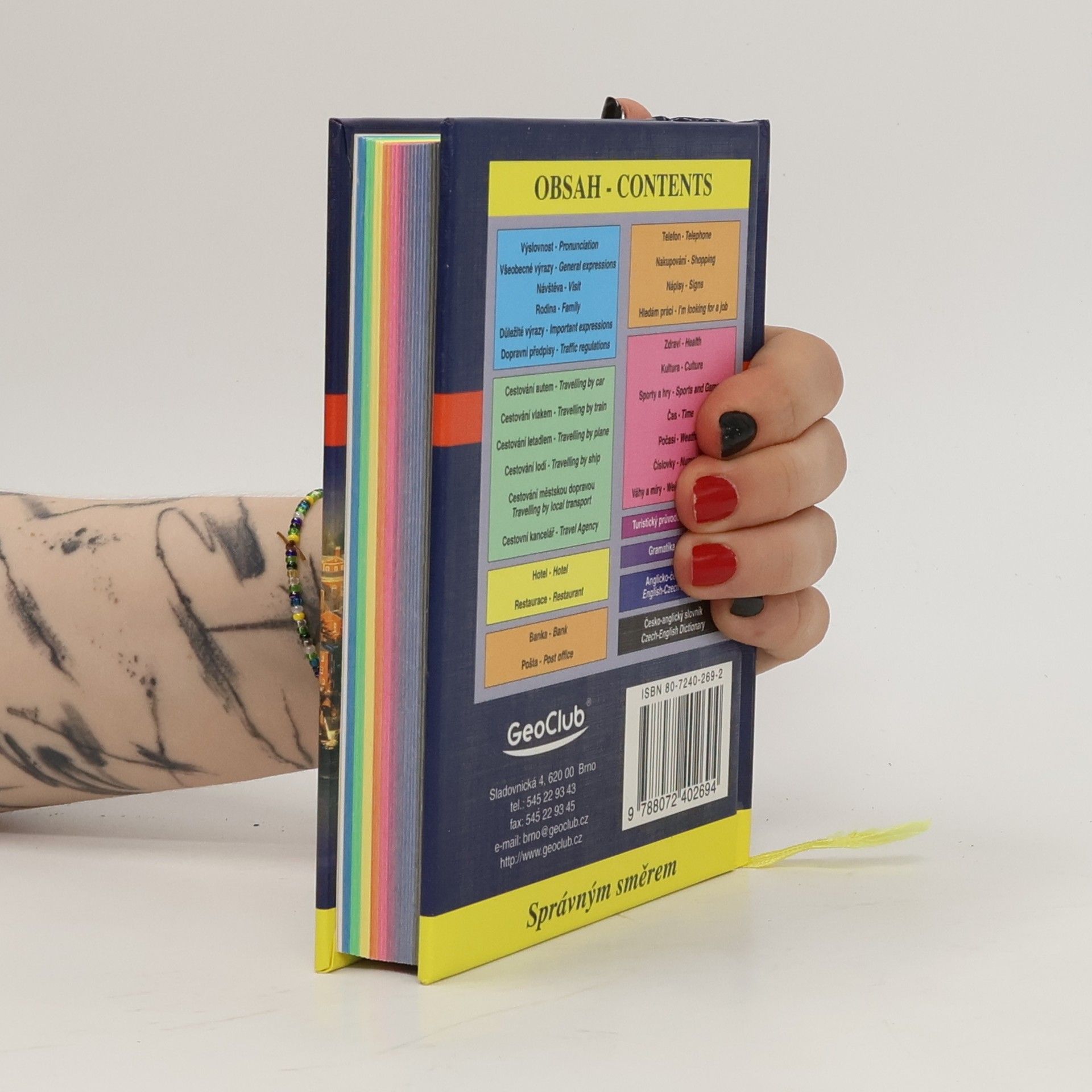 Martina Sobotíková Angličtina: Czech-English Phrase Book & Dictionary: Konverzace, turistický průvodce, gramatika, slovník