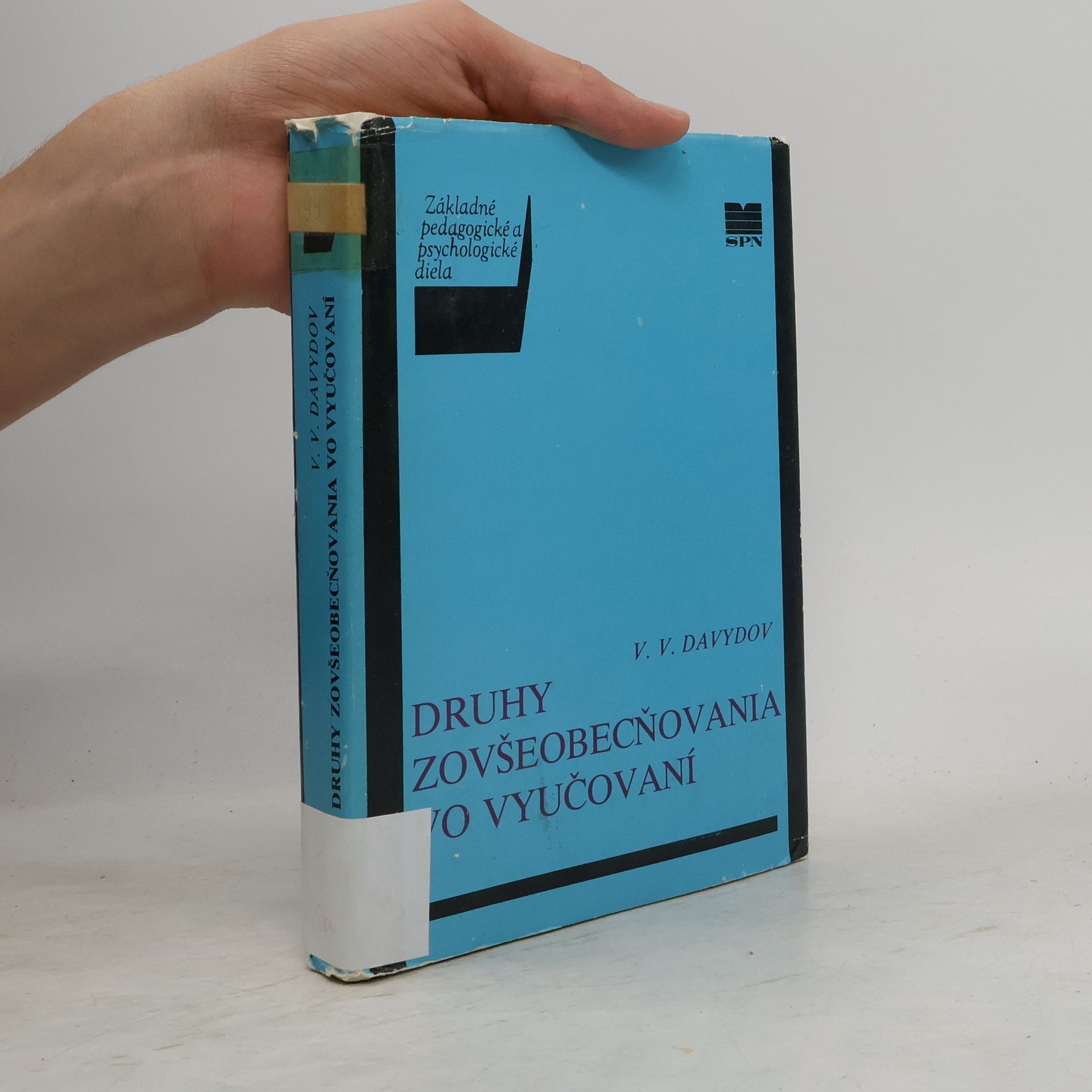 V. A. Davydov Druhy zobecňování ve vyučování