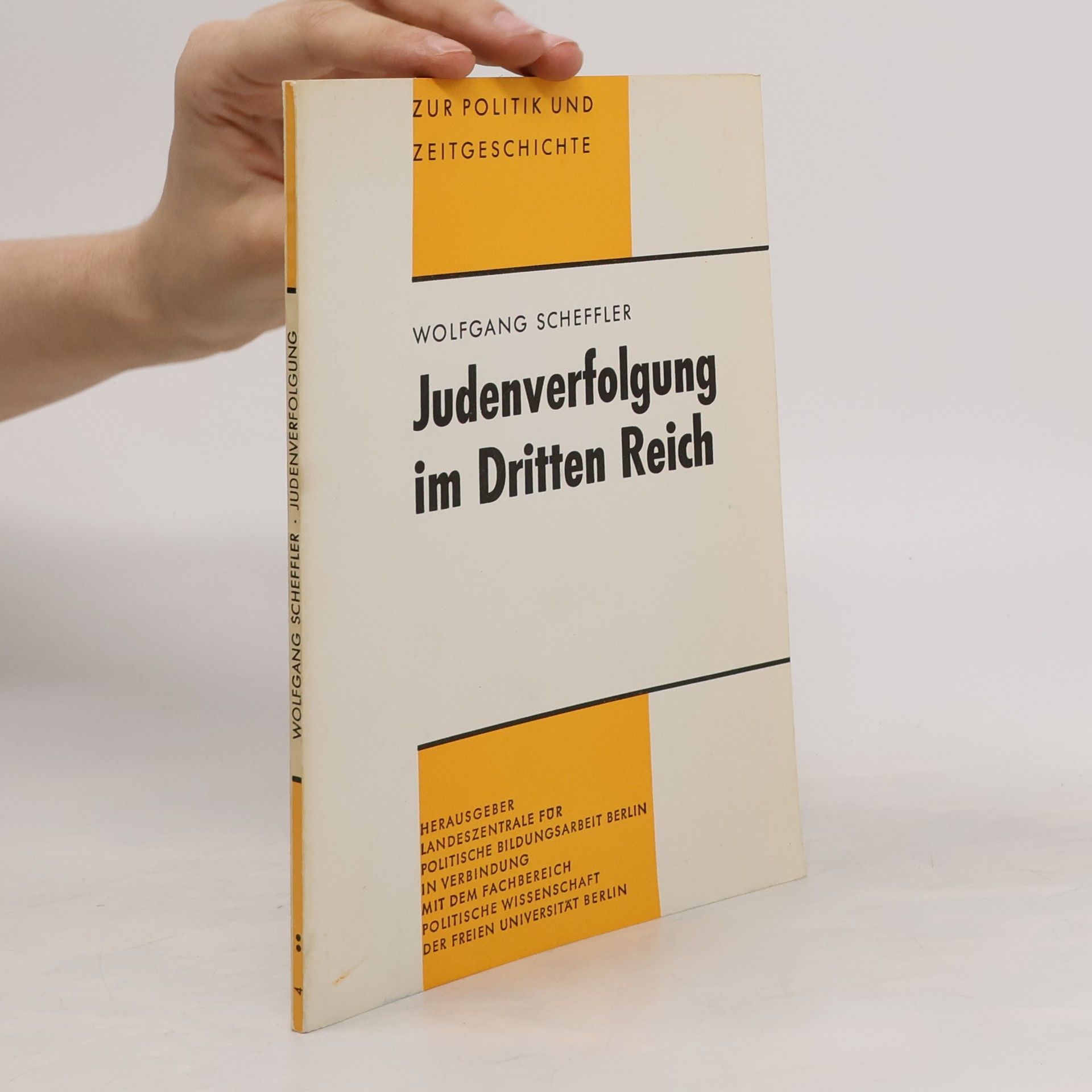 Wolfgang Scheffler Jugendverfolgung im Dritten Reich