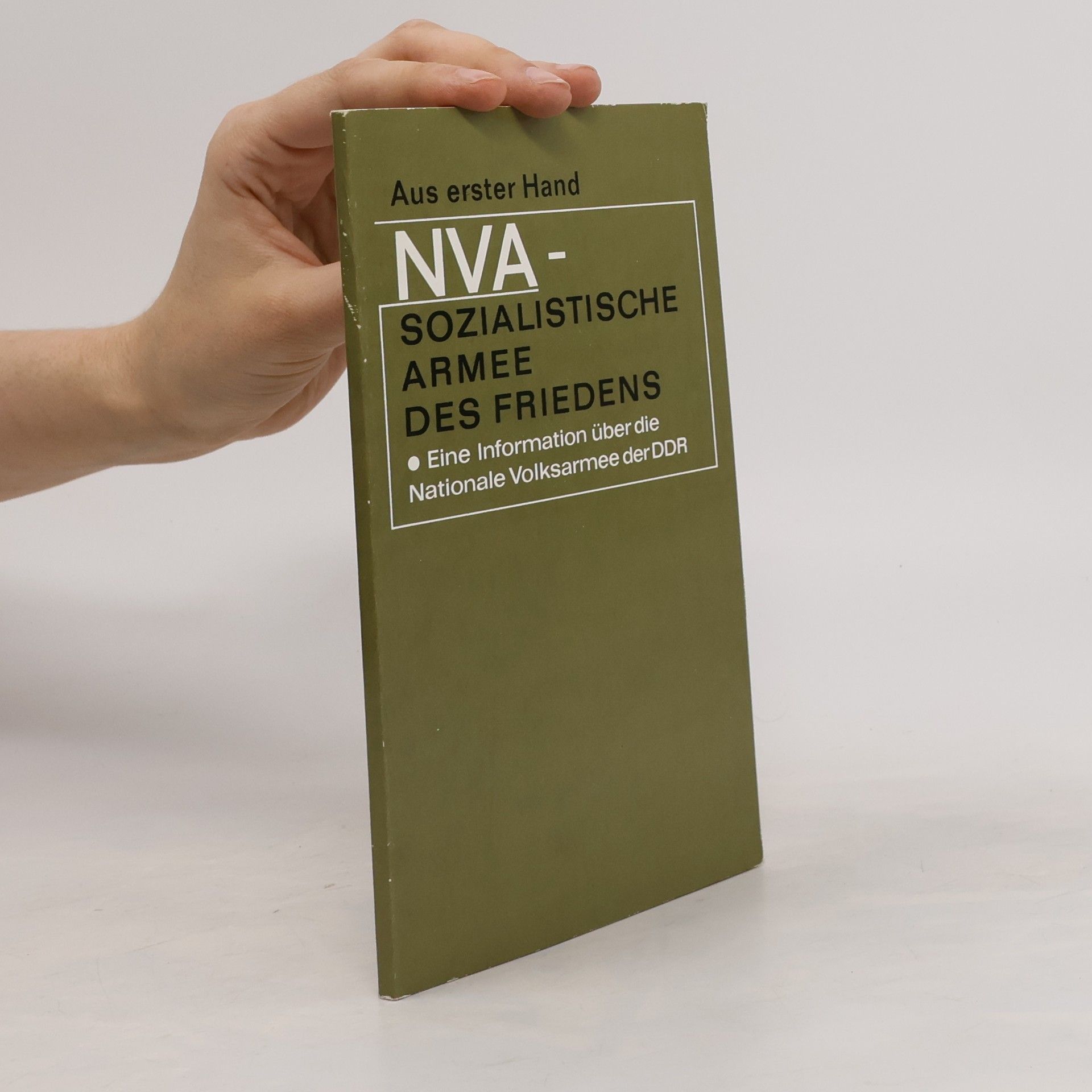 Autorenkollektiv NVA Sozialistische Armee des Friedens