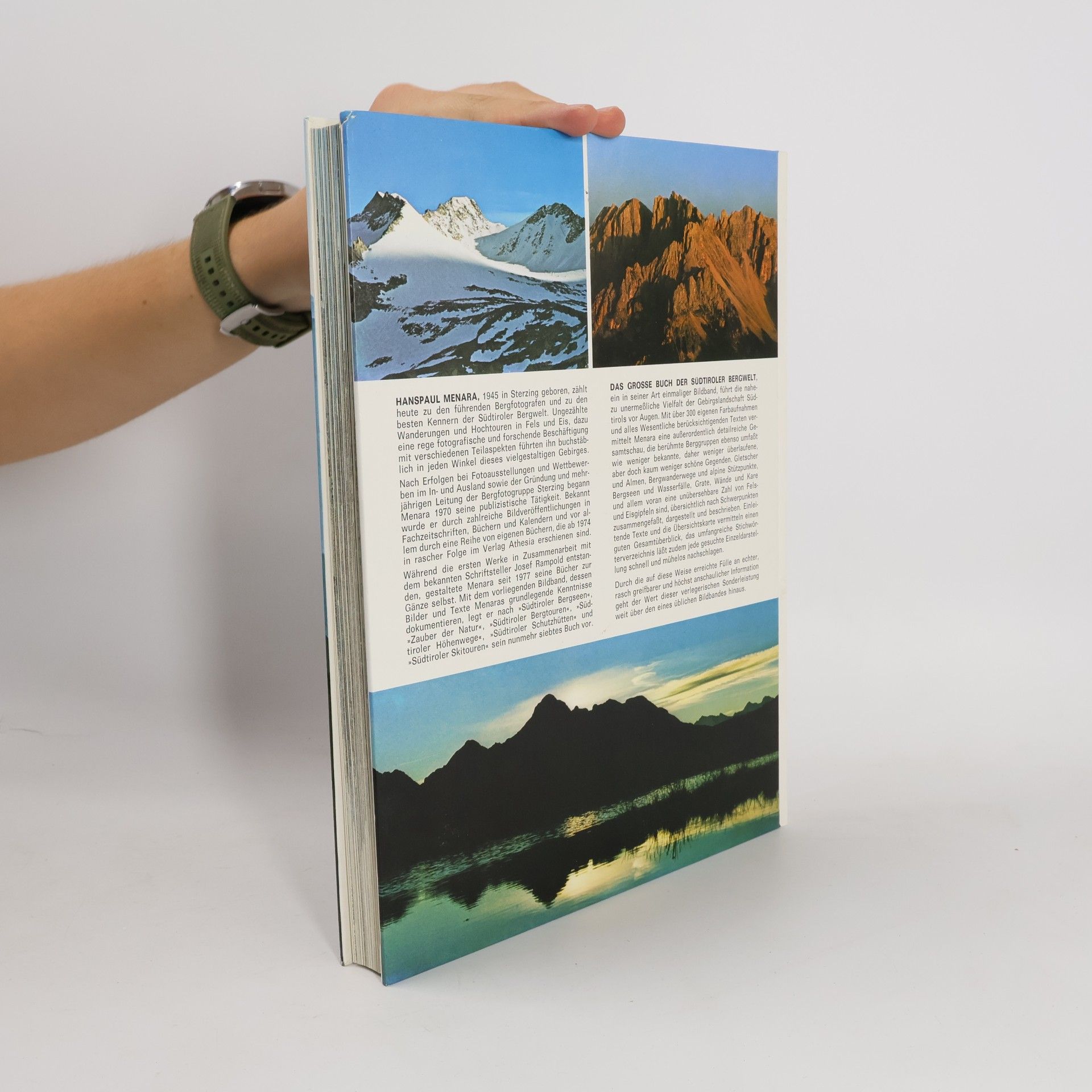 Hanspaul Menara Das grosse Buch der Südtiroler Bergwelt
