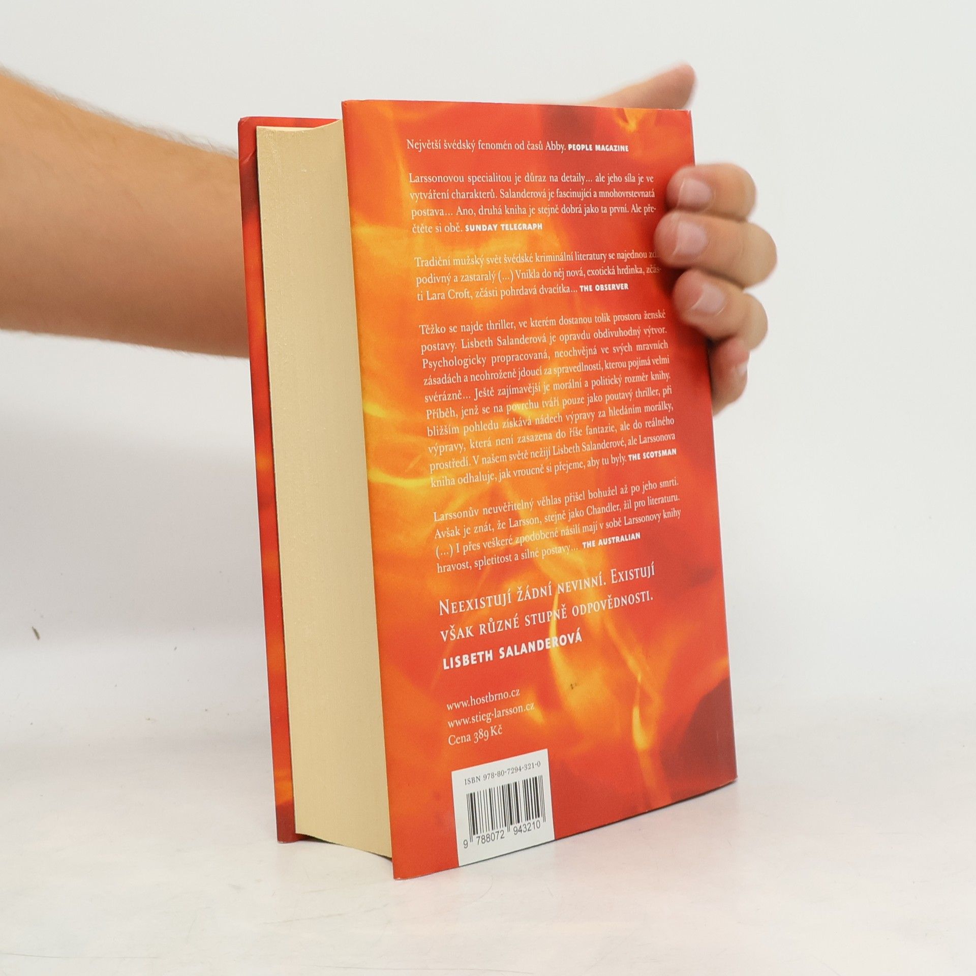 Stieg Larsson Dívka, která si hrála s ohněm