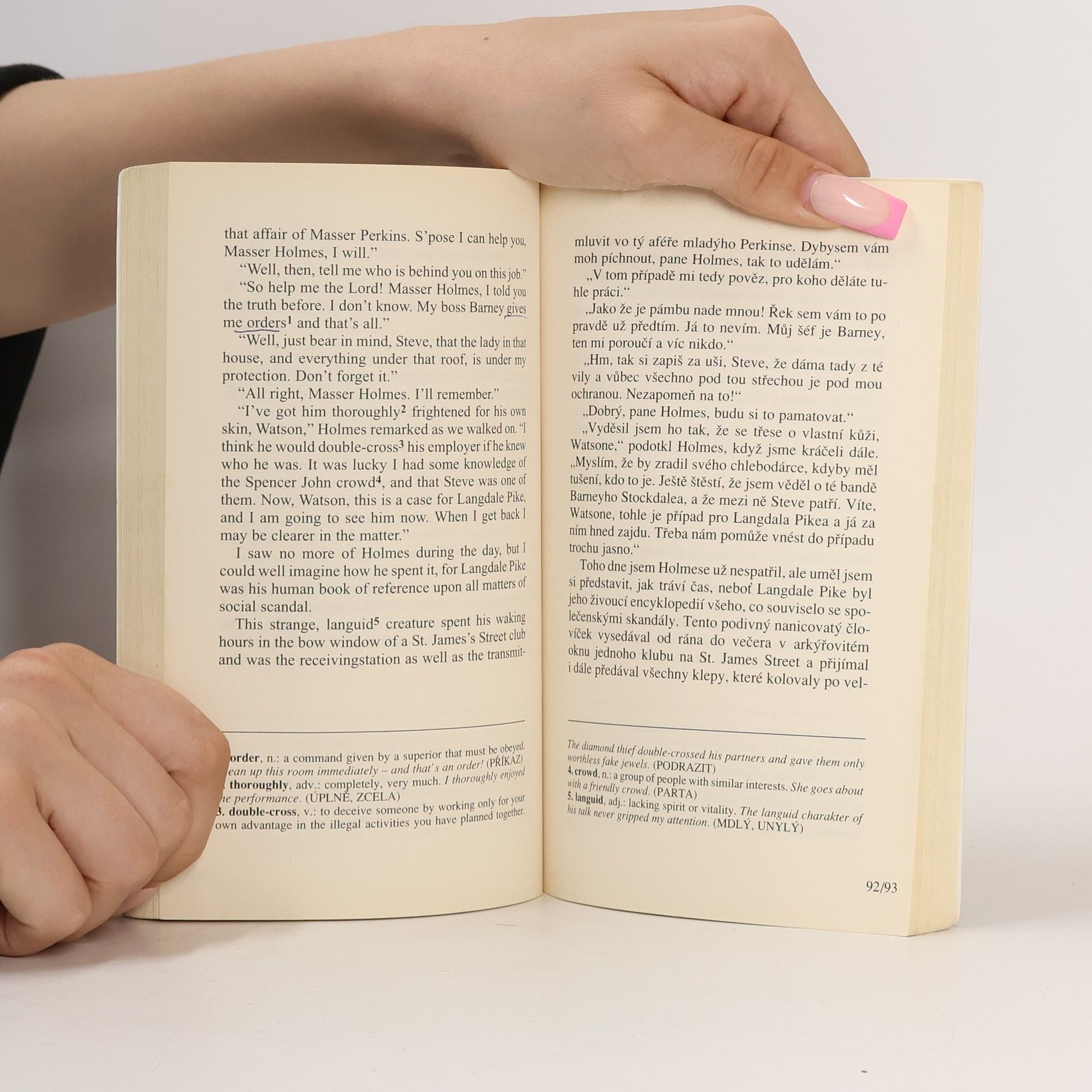Arthur Conan Doyle The adventure of the Mazarin stone. Mazarinův drahokam