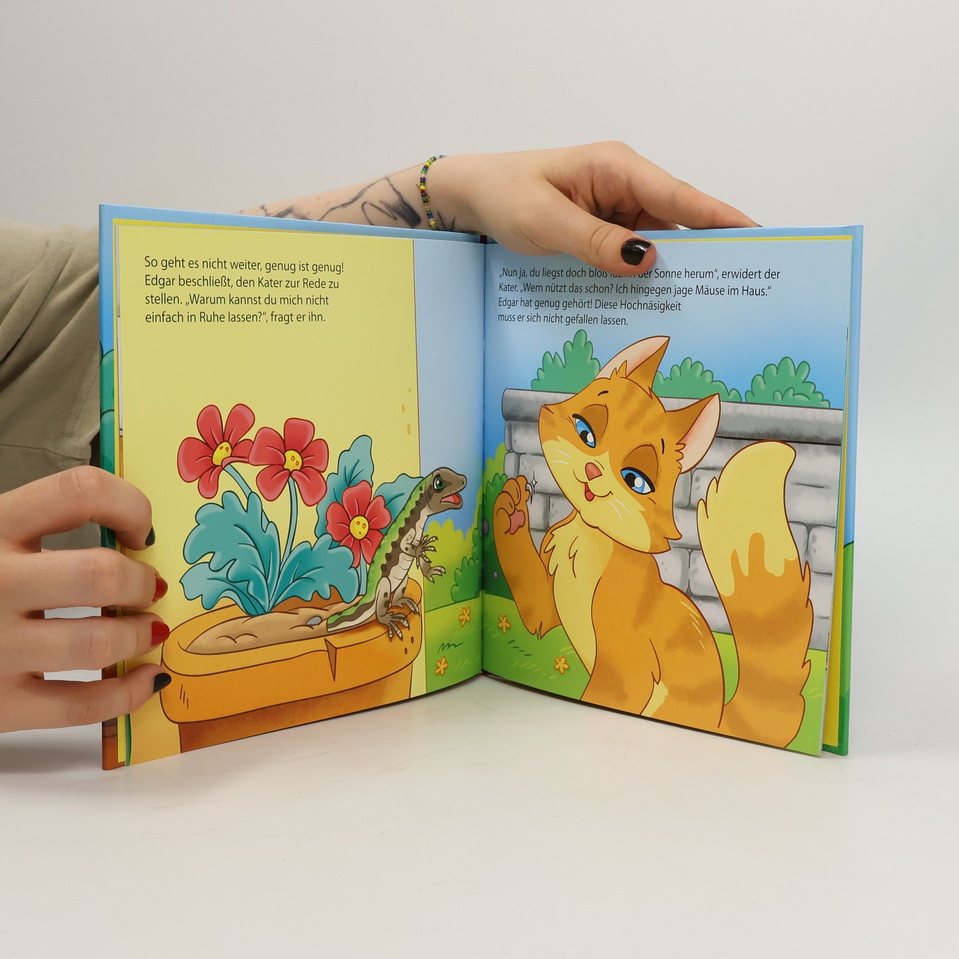 Geschichtenbuch Edgar, die Eidechse