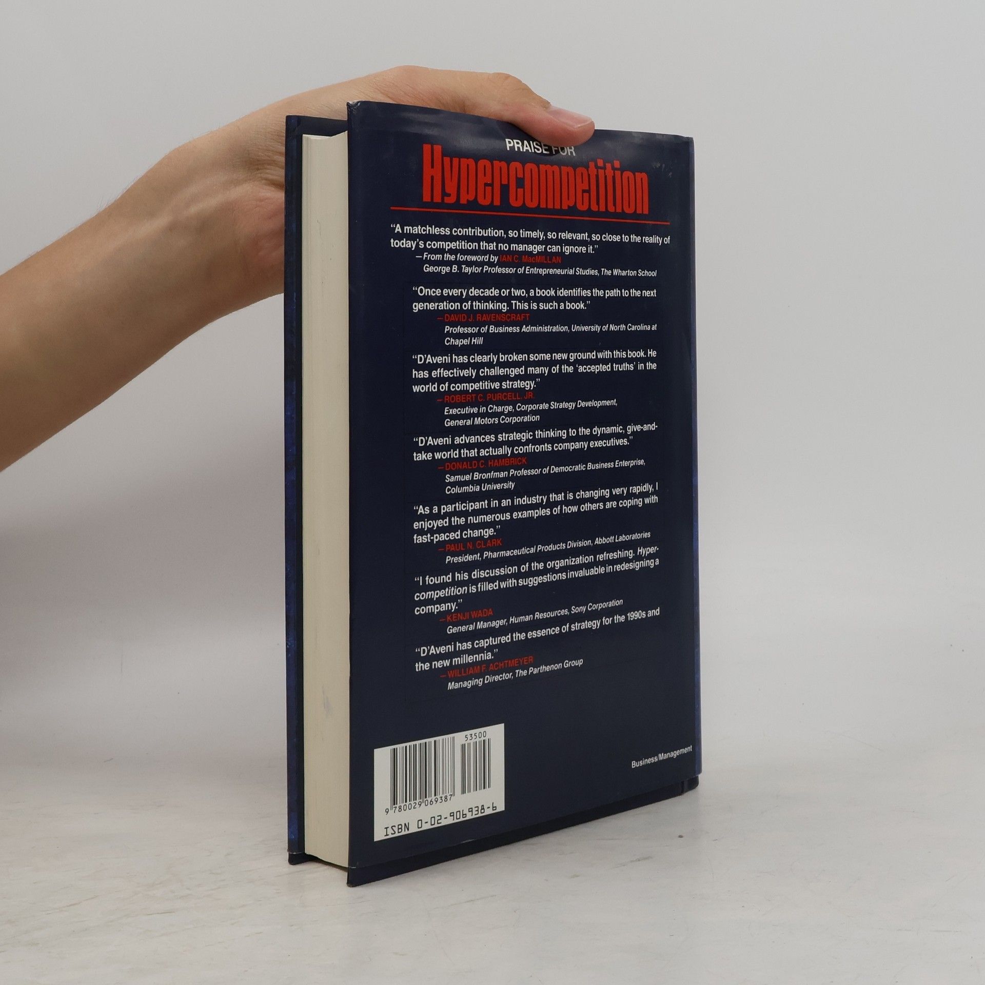 Richard A. D'Aveni Hypercompetition