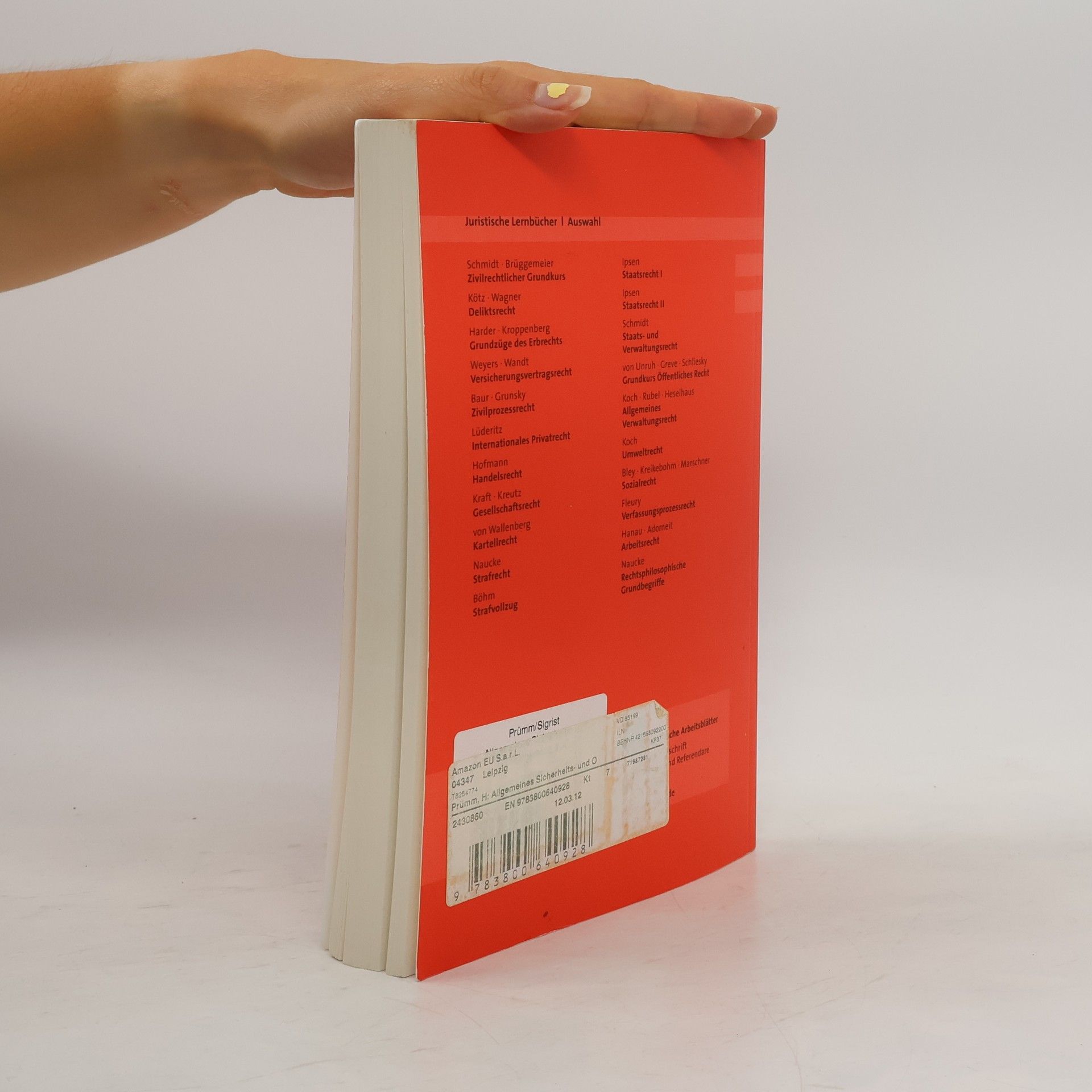 Autorenkollektiv Allgemeine Sicherheits- und Ordnungsrecht