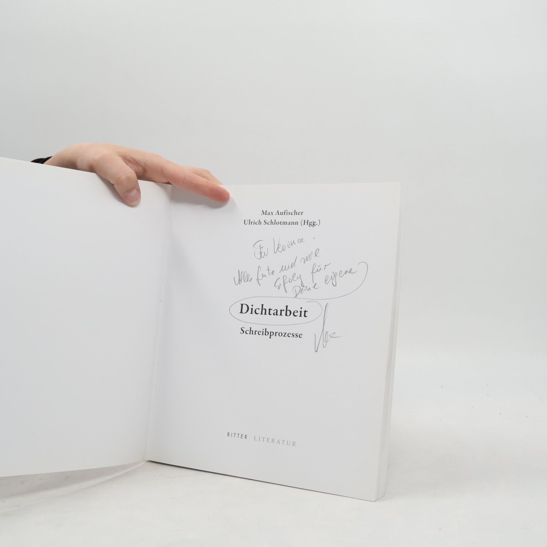 Max Aufischer Dichtarbeit