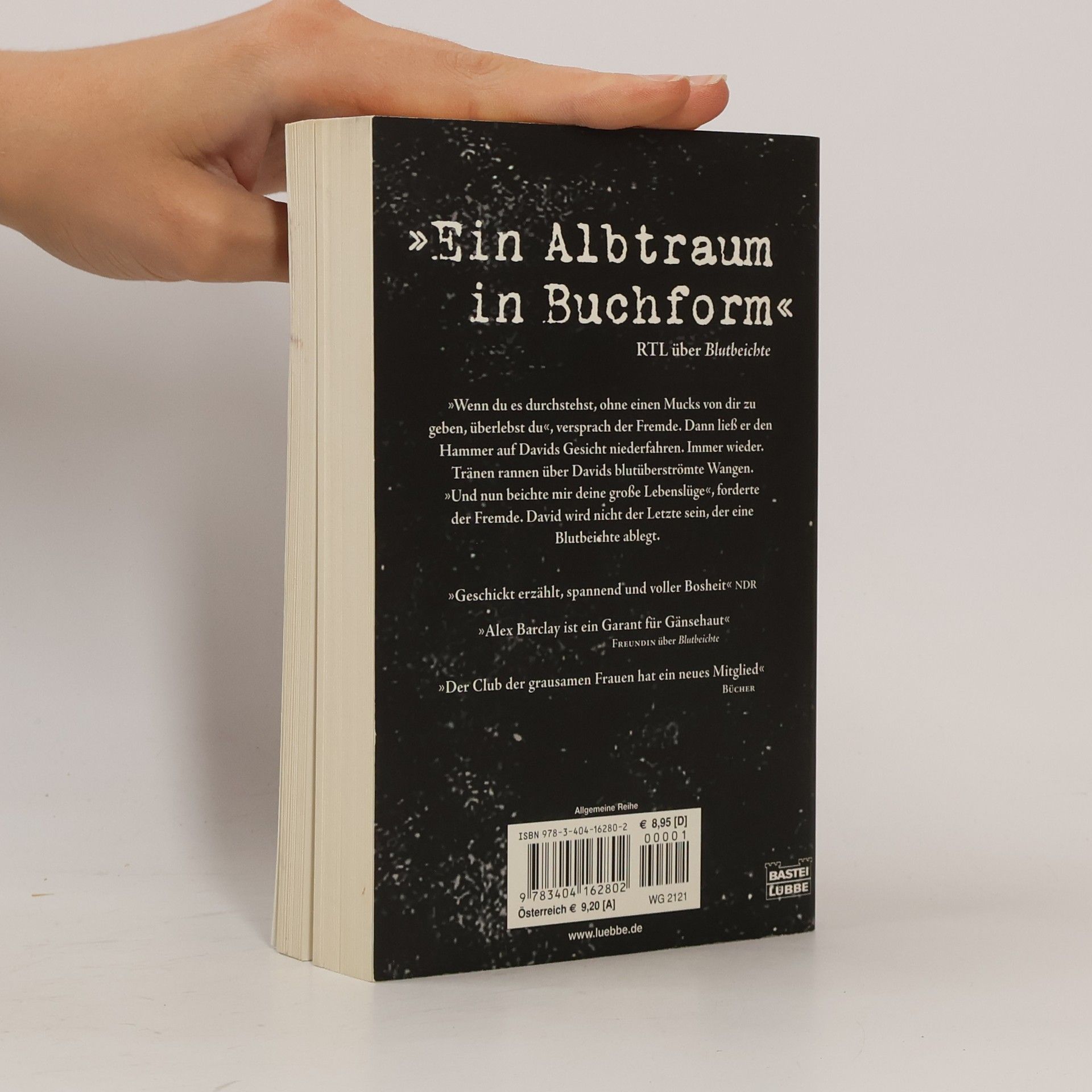Alex Barclay Blutbeichte