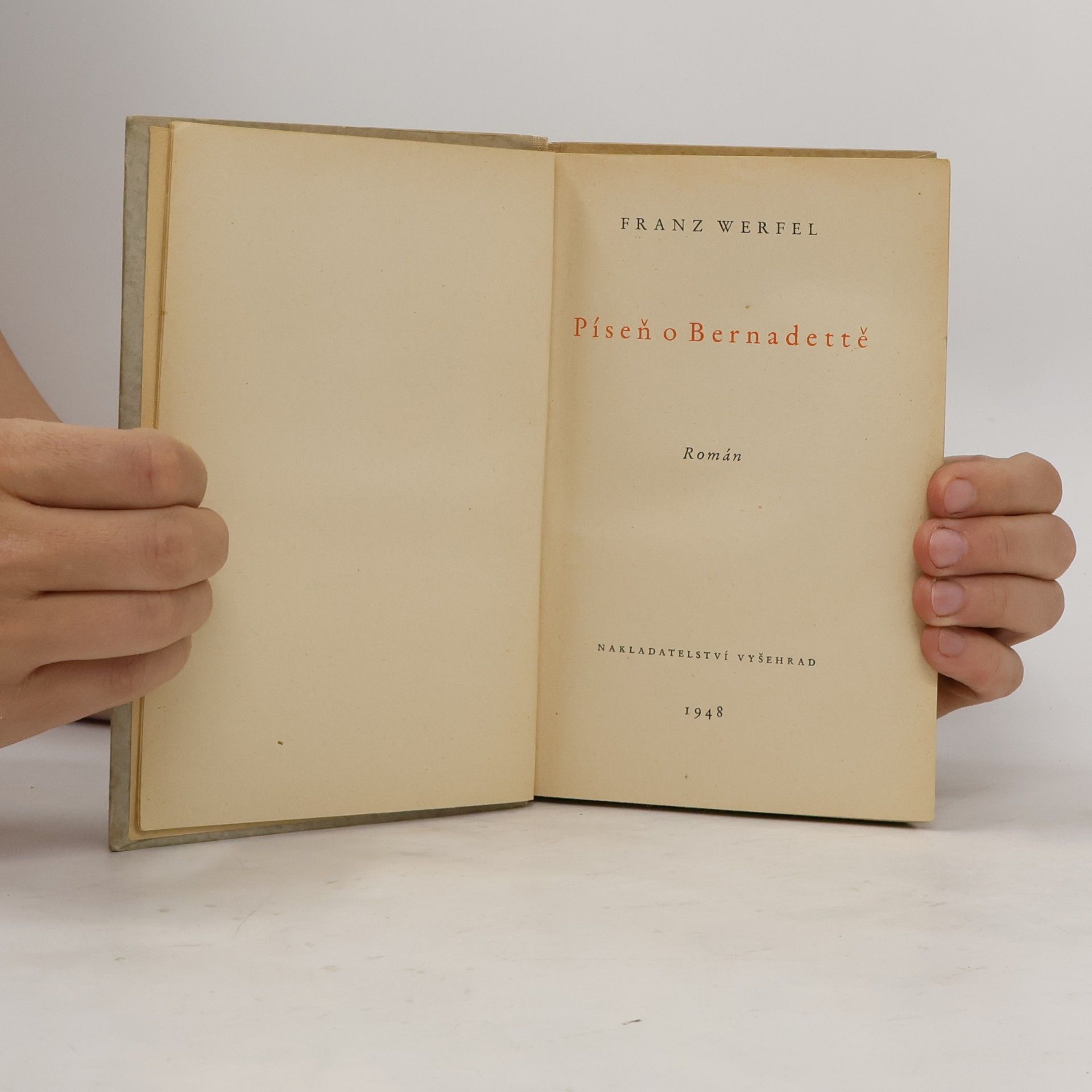 Franz Werfel Píseň o Bernadettě