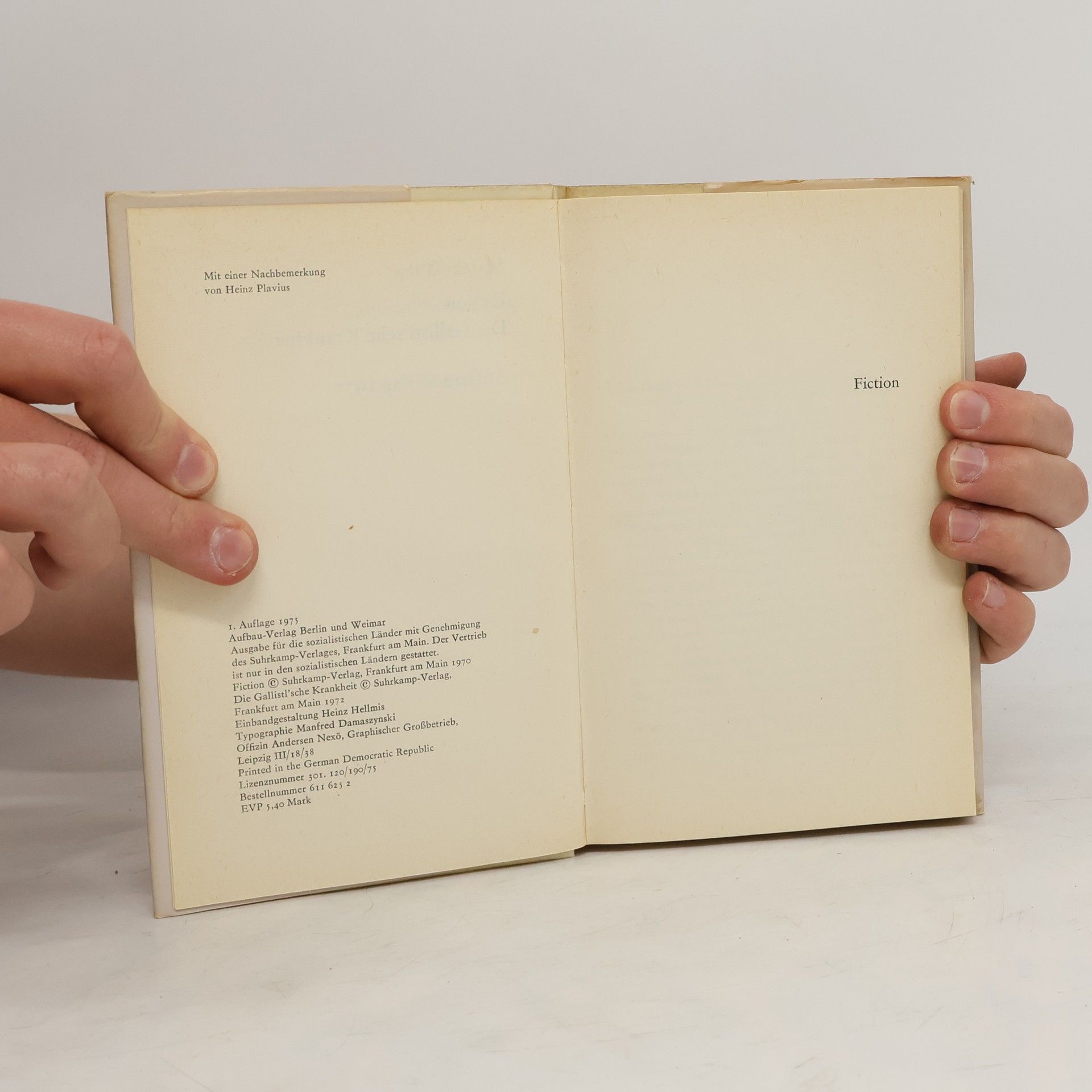 Martin Walser Die Gallistl´sche Krankheit