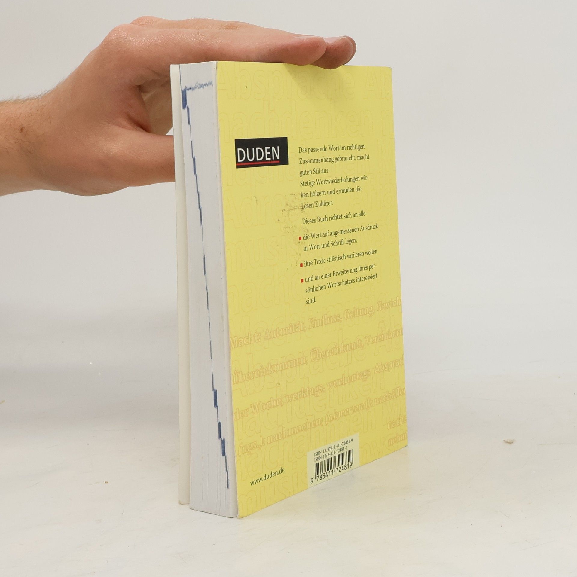 Brigitte Alsleben Duden, Das Wörterbuch der Synonyme