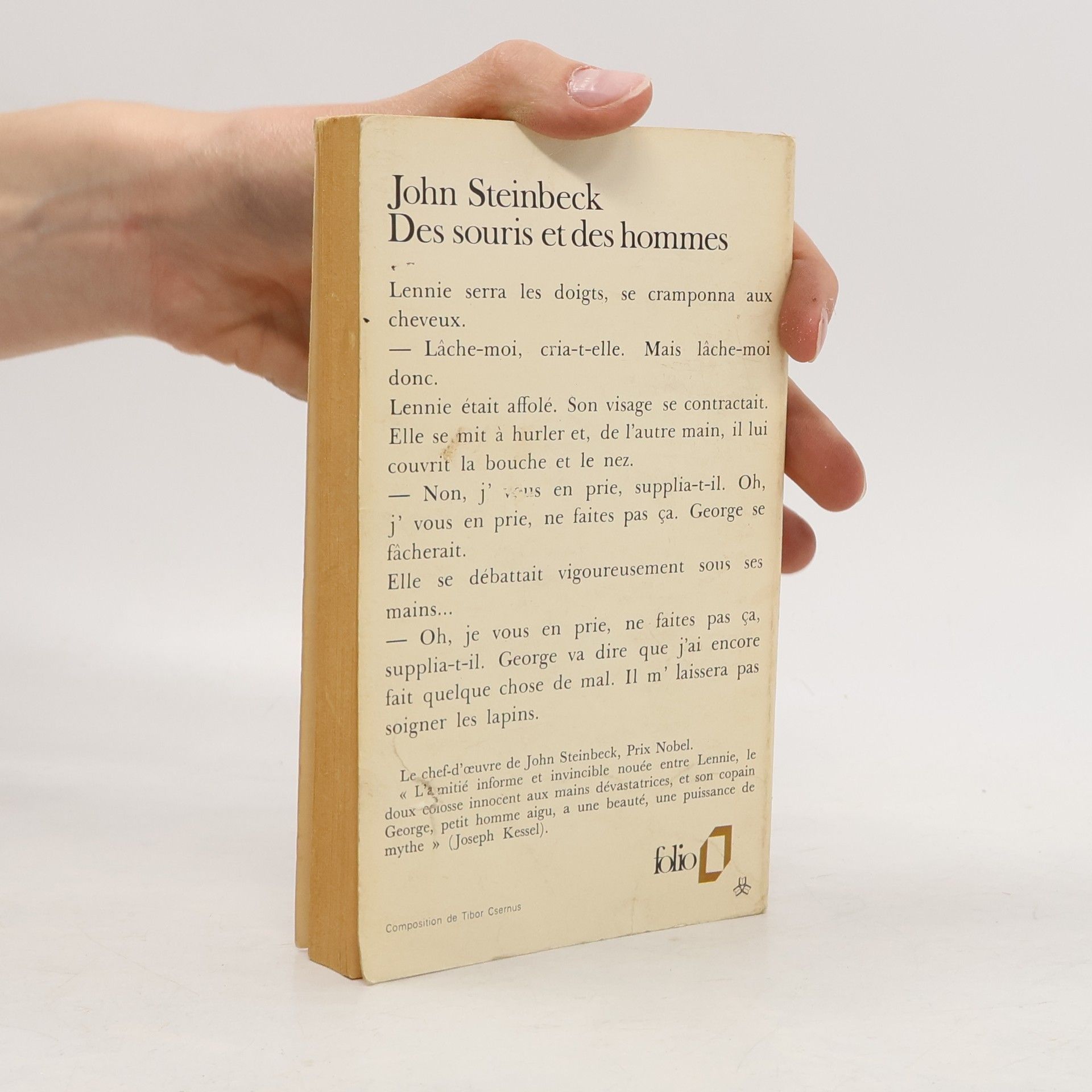 John Steinbeck Des Souris et des Hommes