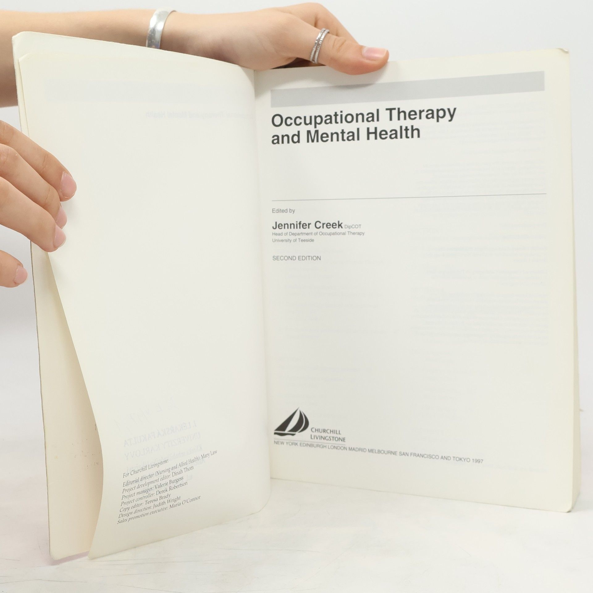 Jennifer Creek Occupational Therapy and Mental Health - Second Edition