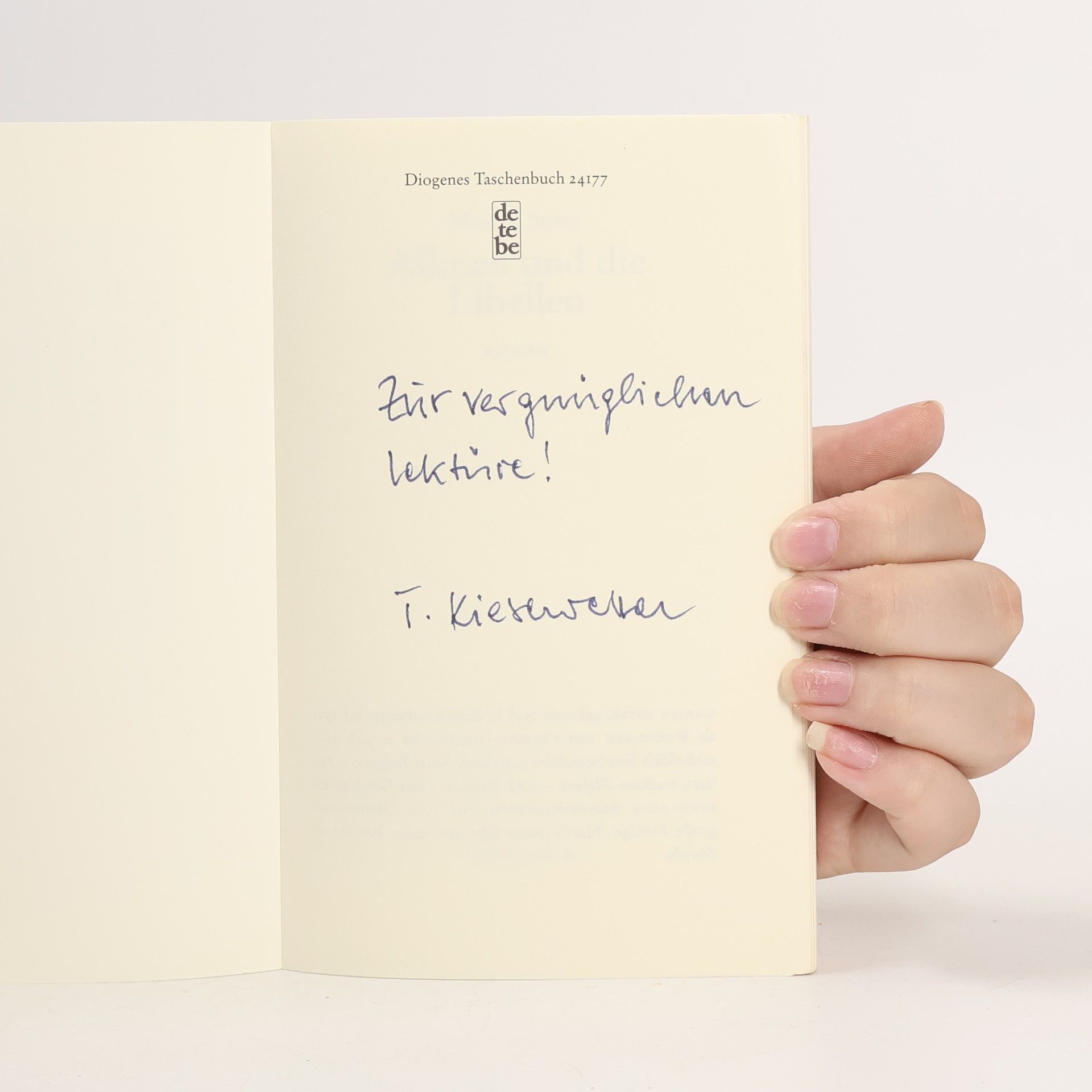 Martin Suter Allmen und die Libellen