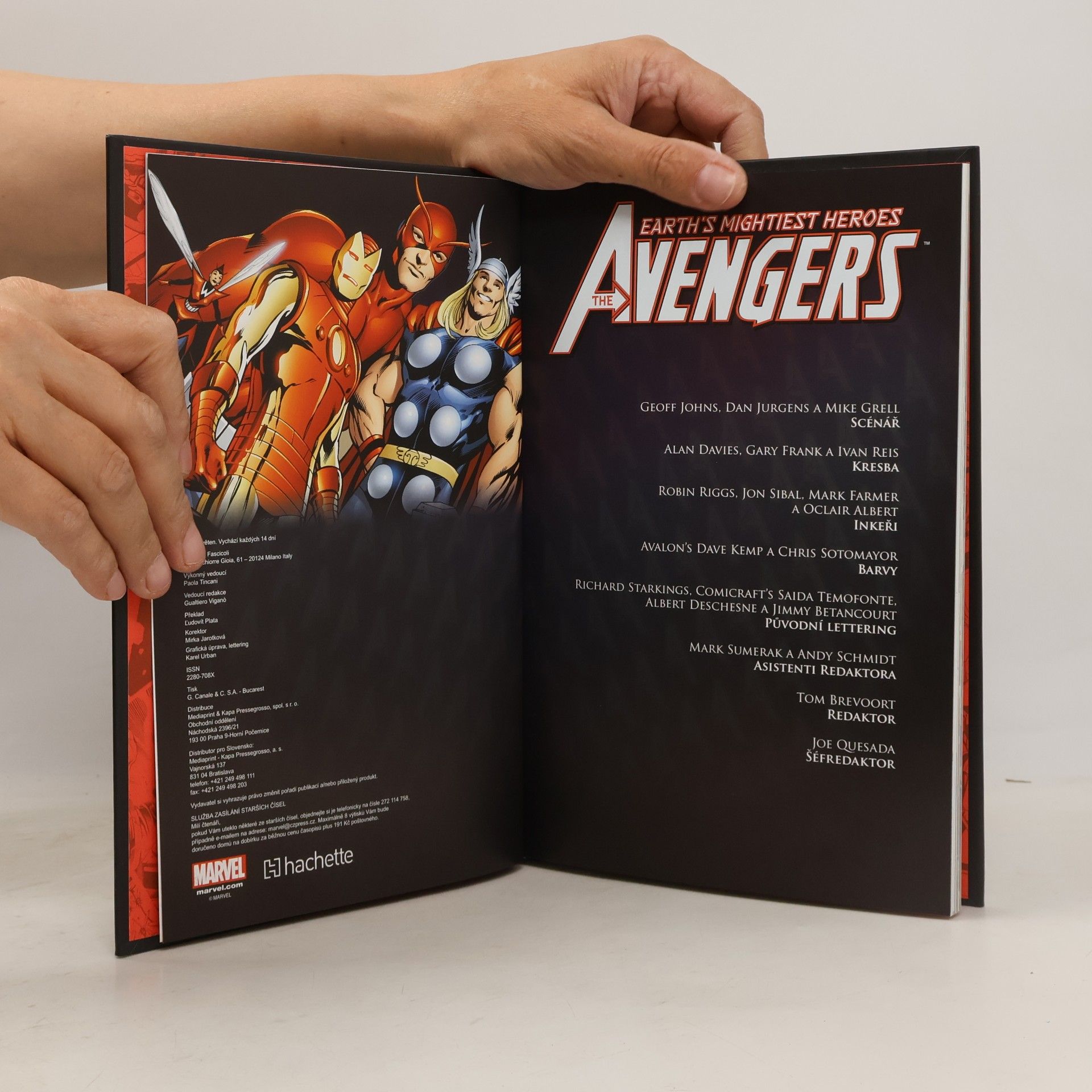 Geoff Johns Ultimátní komiksový komplet 28. Avengers. Na ostří nože