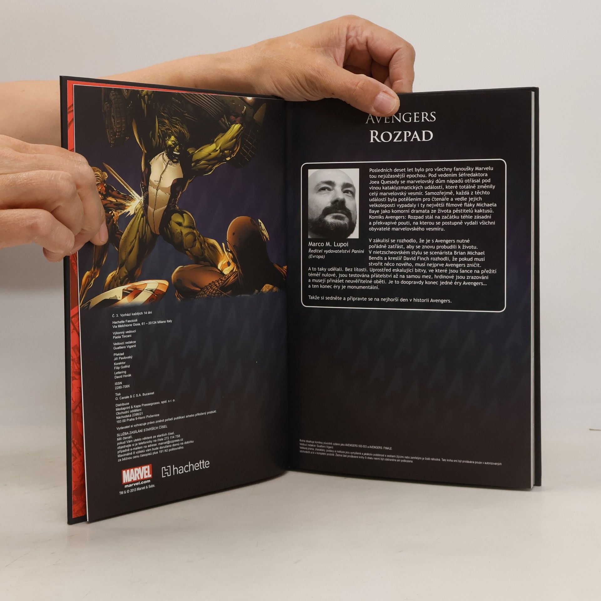 Brian Michael Bendis Ultimátní komiksový komplet 34. Avengers. Rozpad