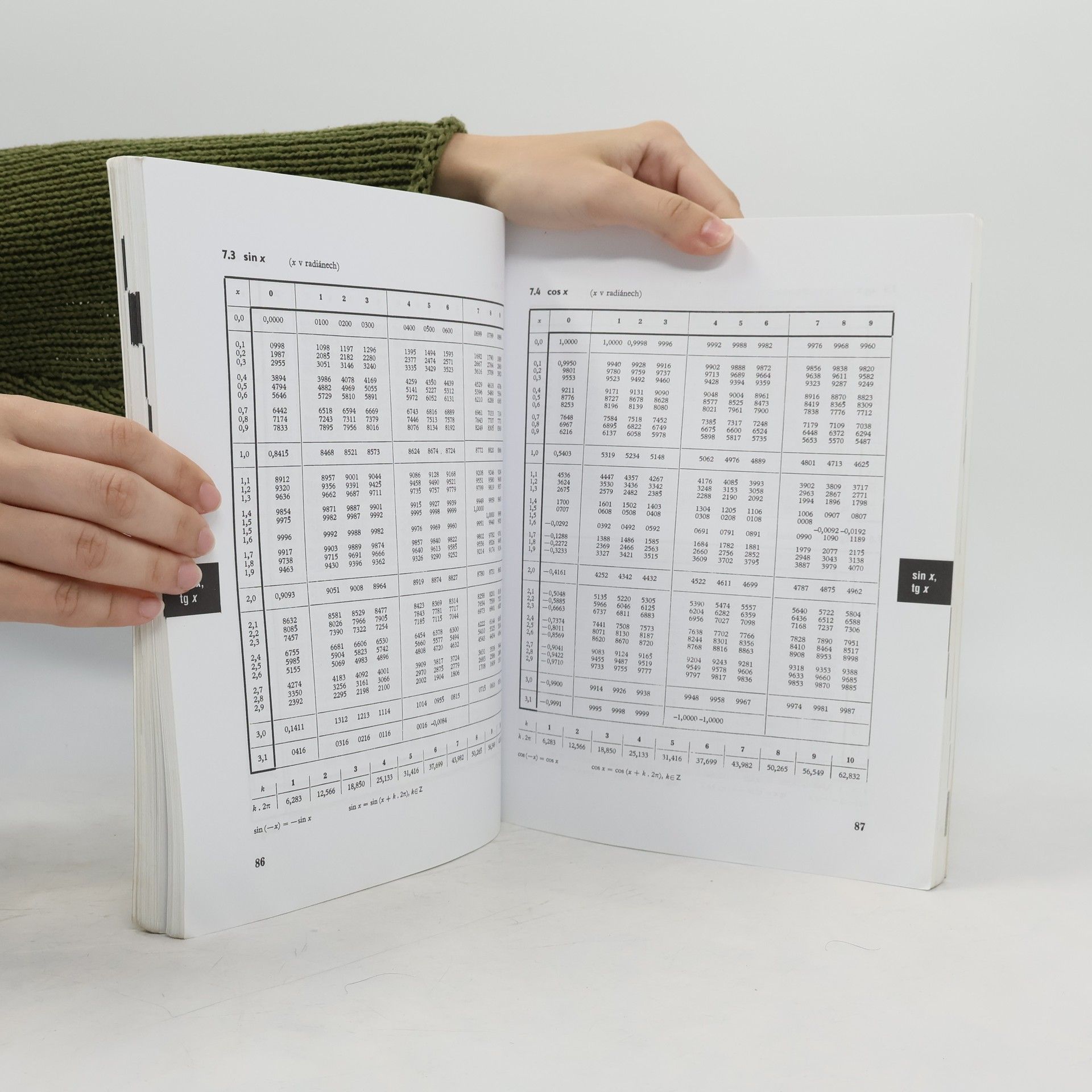 Autorenkollektiv Matematické, fyzikální a chemické tabulky pro střední školy