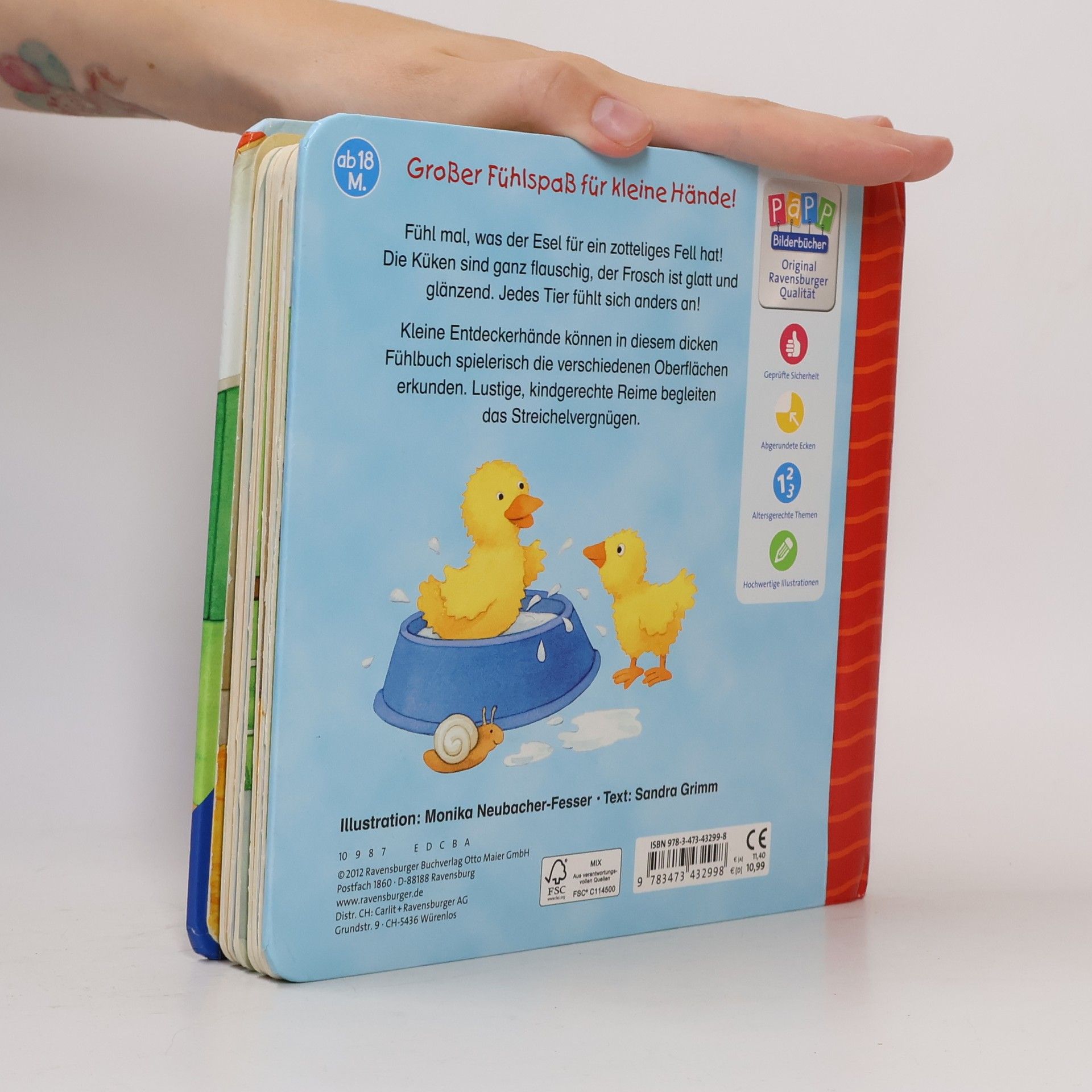 Monika Neubacher Fesser Mein erstes großes Tier-Fühlbuch