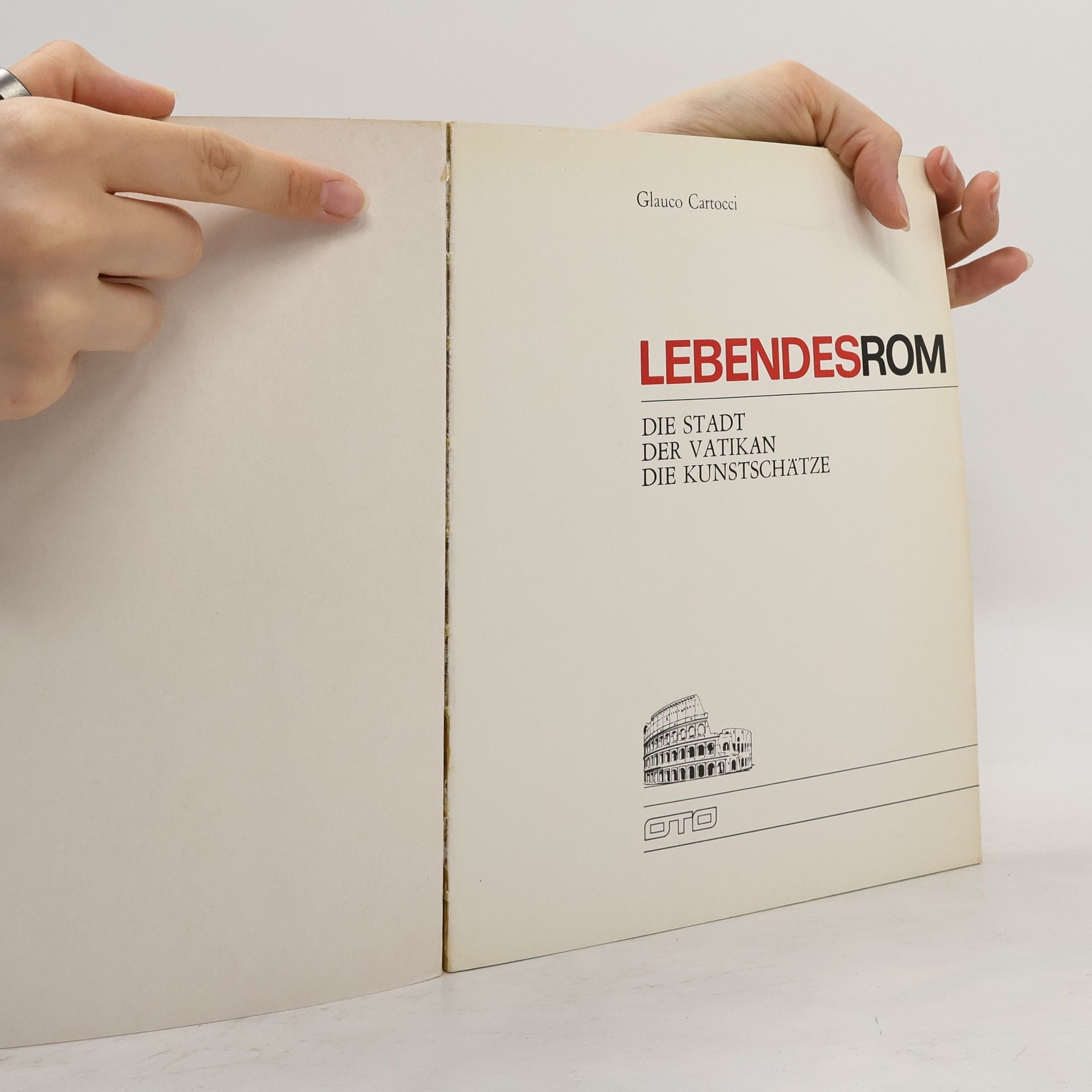 Glauco Cartocci Lebendes Rom: Die Stadt, Der Vatikan, Die Kunstschätze