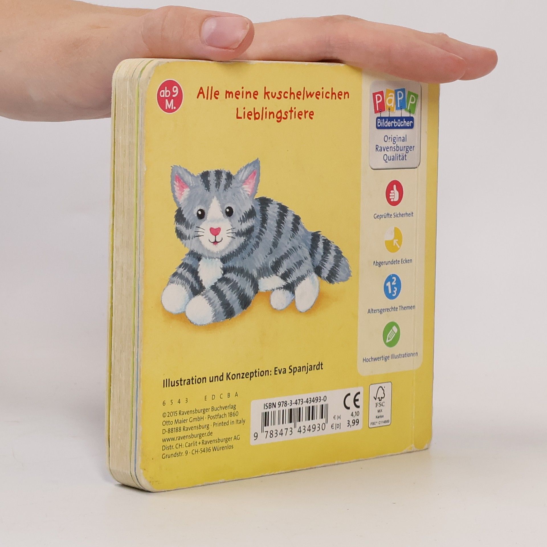 Eva Spanjardt Mein erstes Gucklochbuch Kuscheltiere
