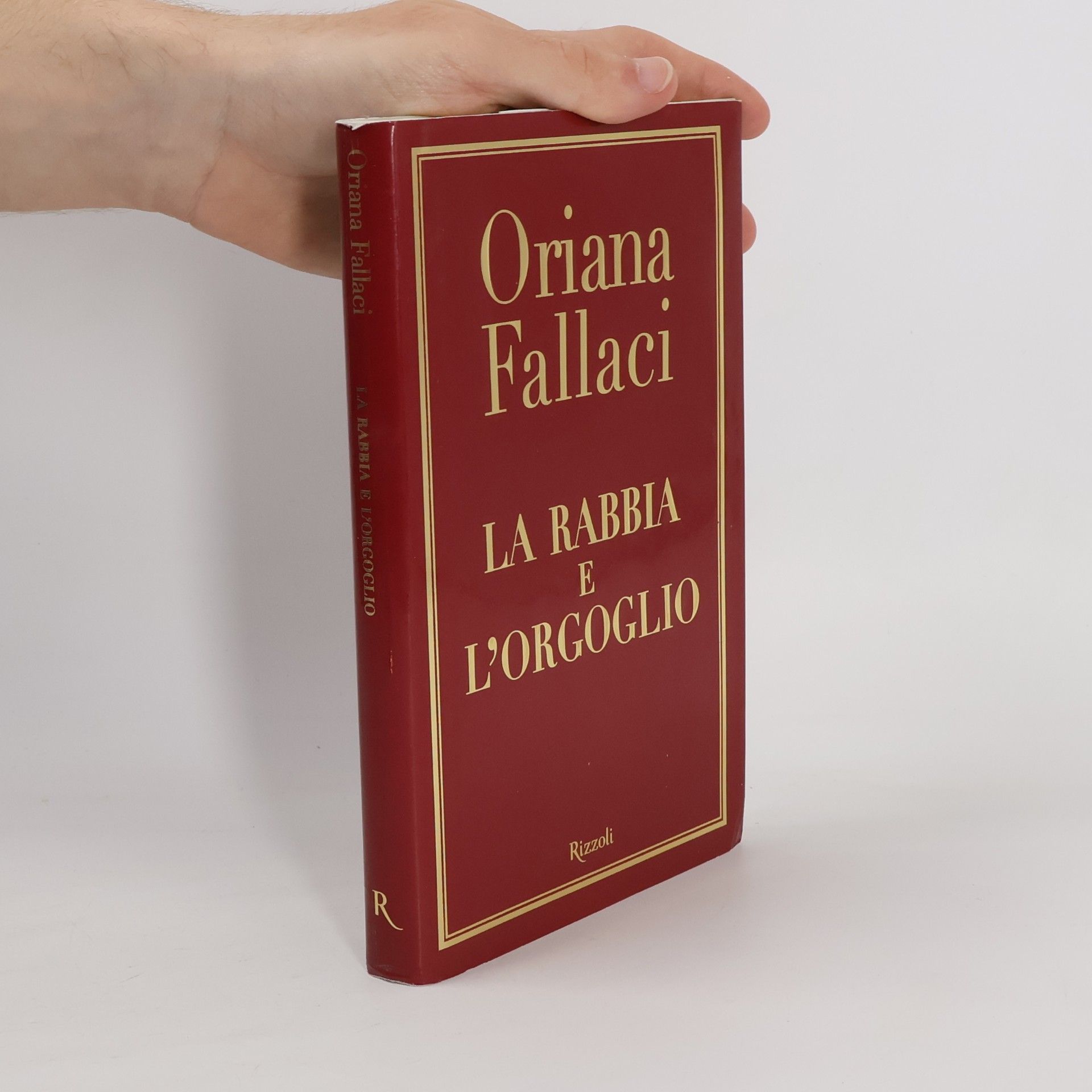 Oriana Fallaci La rabbia e l'orgoglio