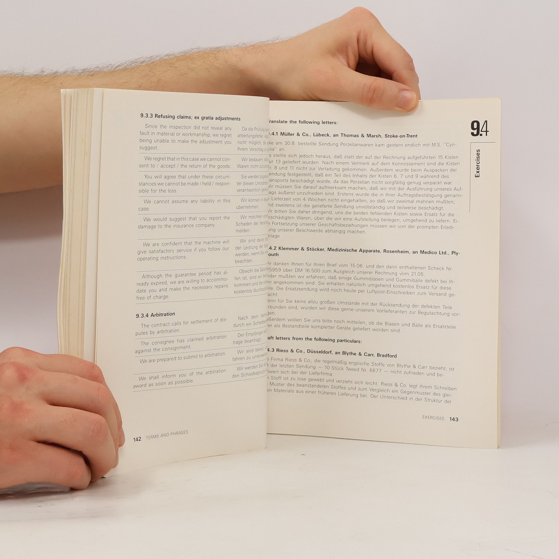 Rudolf Sachs Commercial correspondence