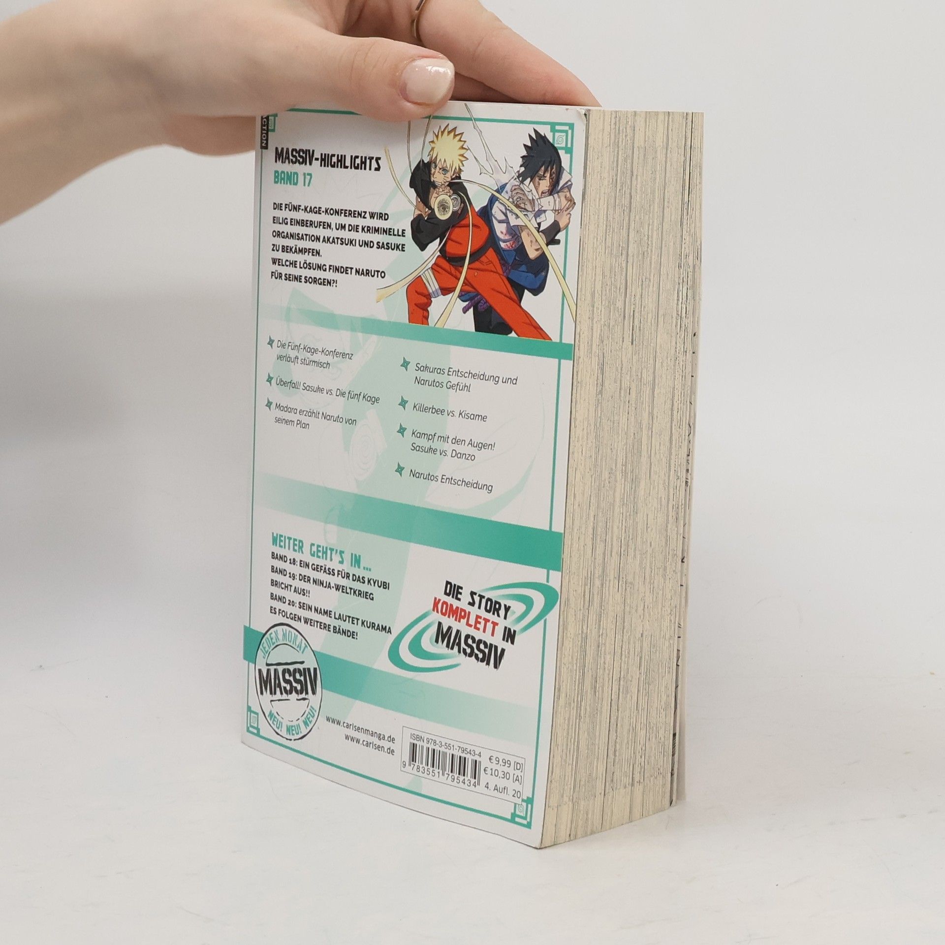 Masaši Kišimoto NARUTO Massiv 17