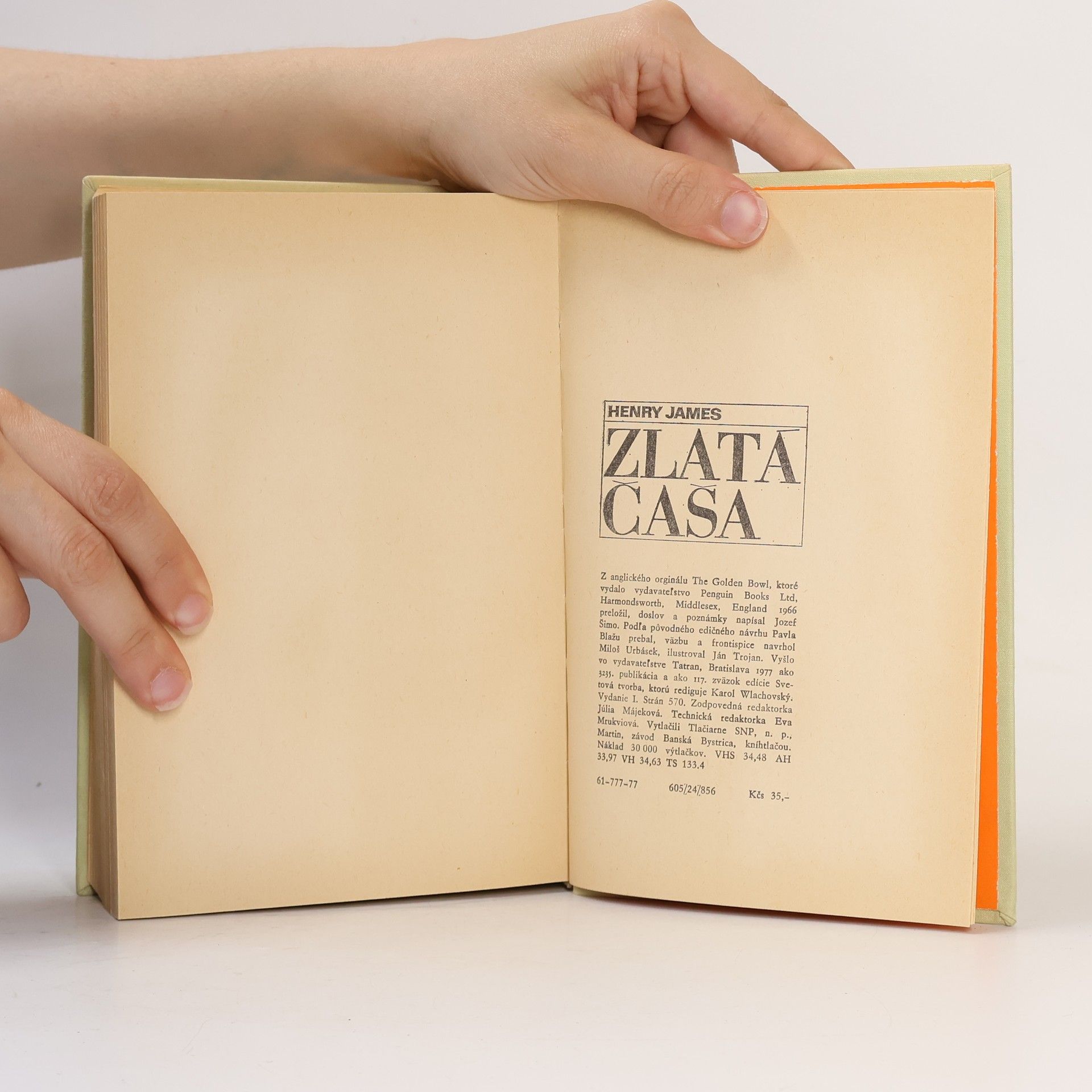 Henry James Zlatá čaša